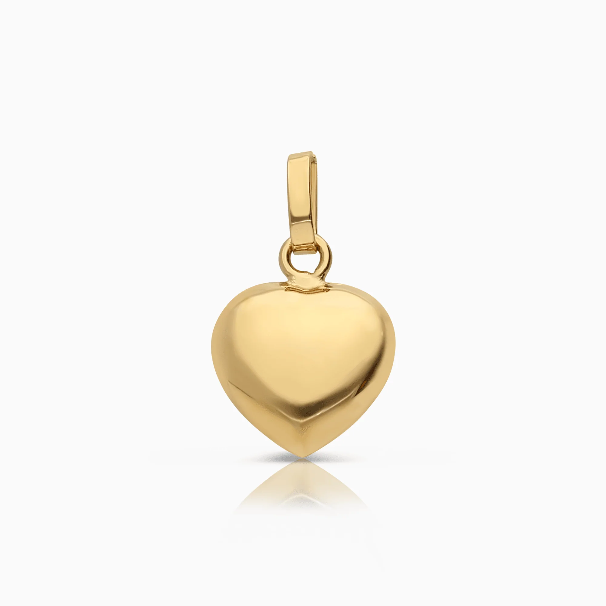 Heart pendant 0.64g 18K gold