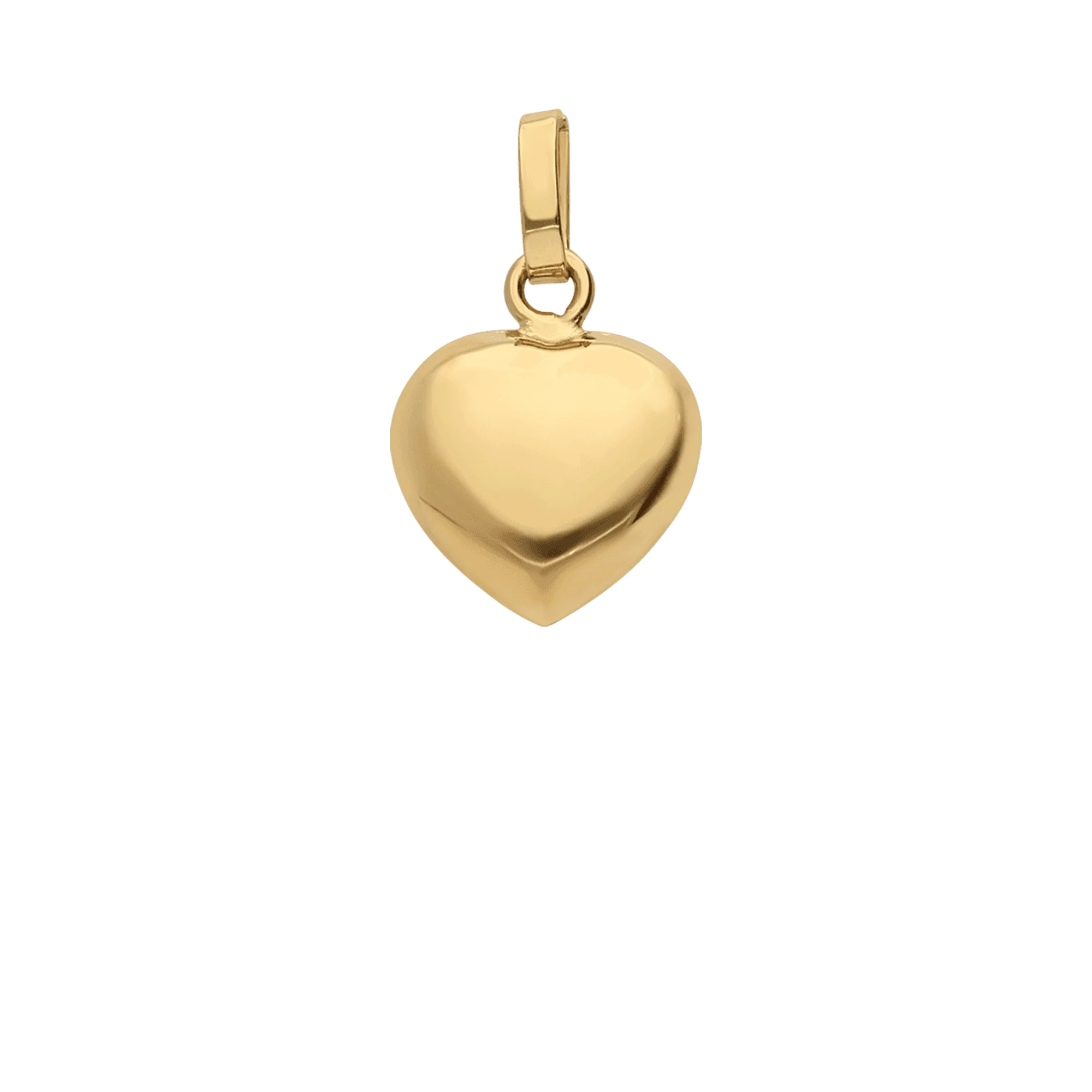 Heart pendant 0.64g 18K gold - Image 2