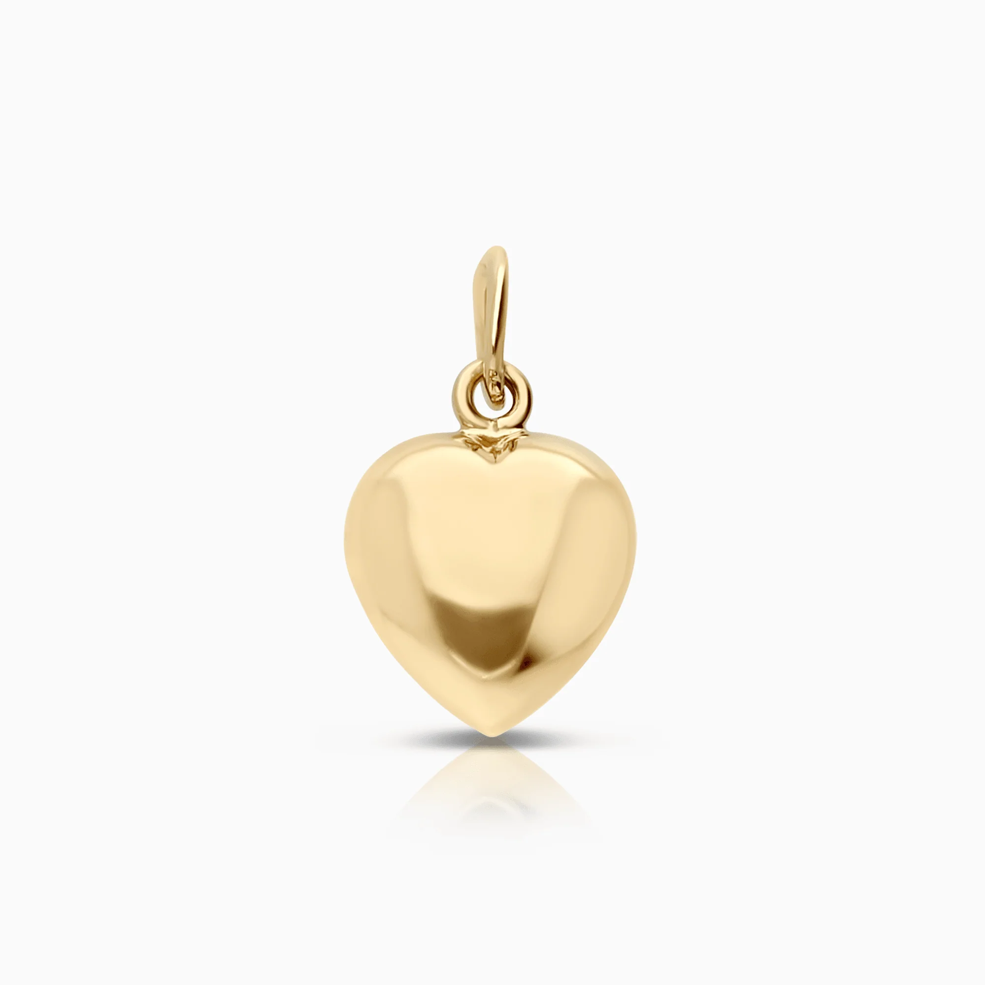 Heart pendant 0.66g 18K gold