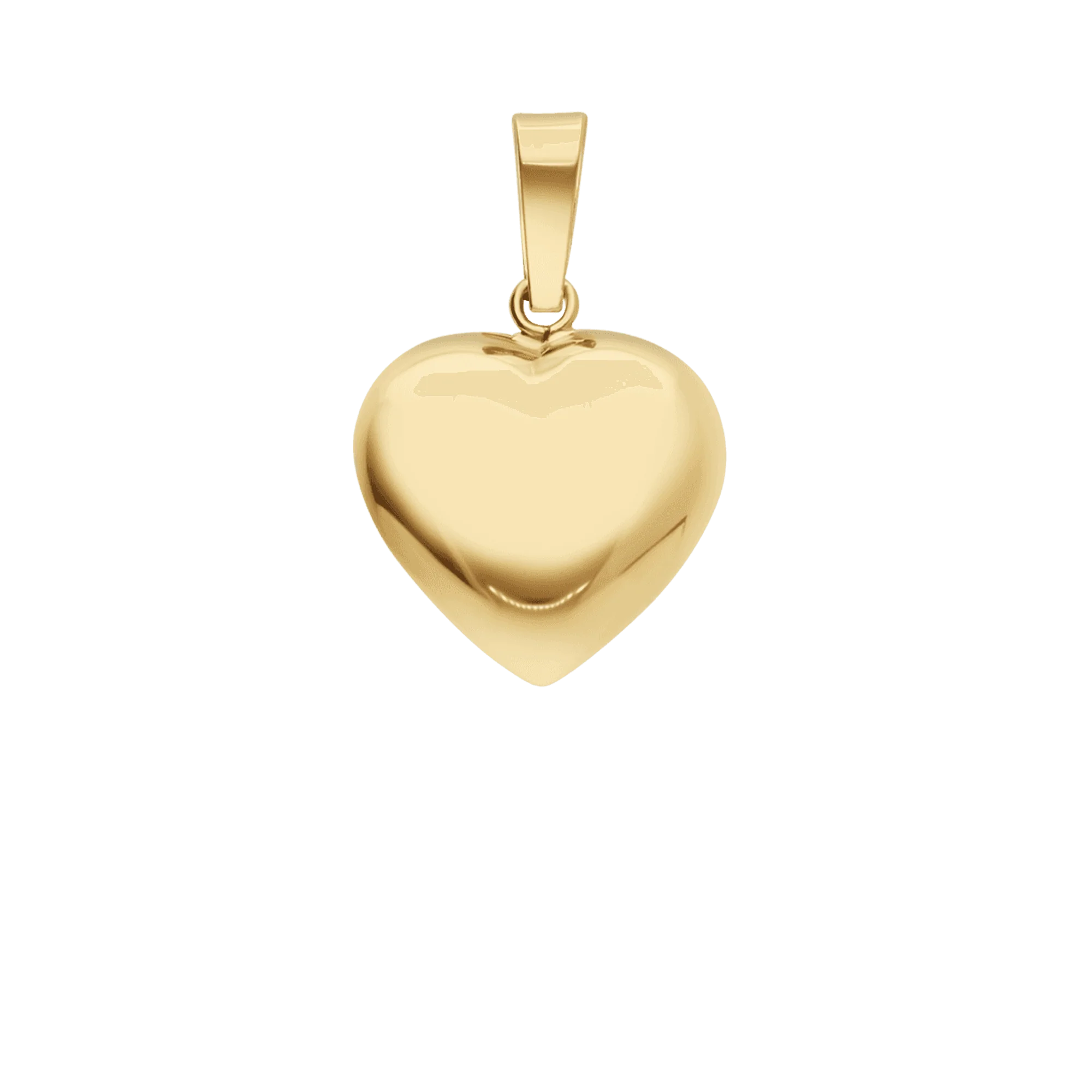 Heart pendant 0.72g 18K gold - Image 2