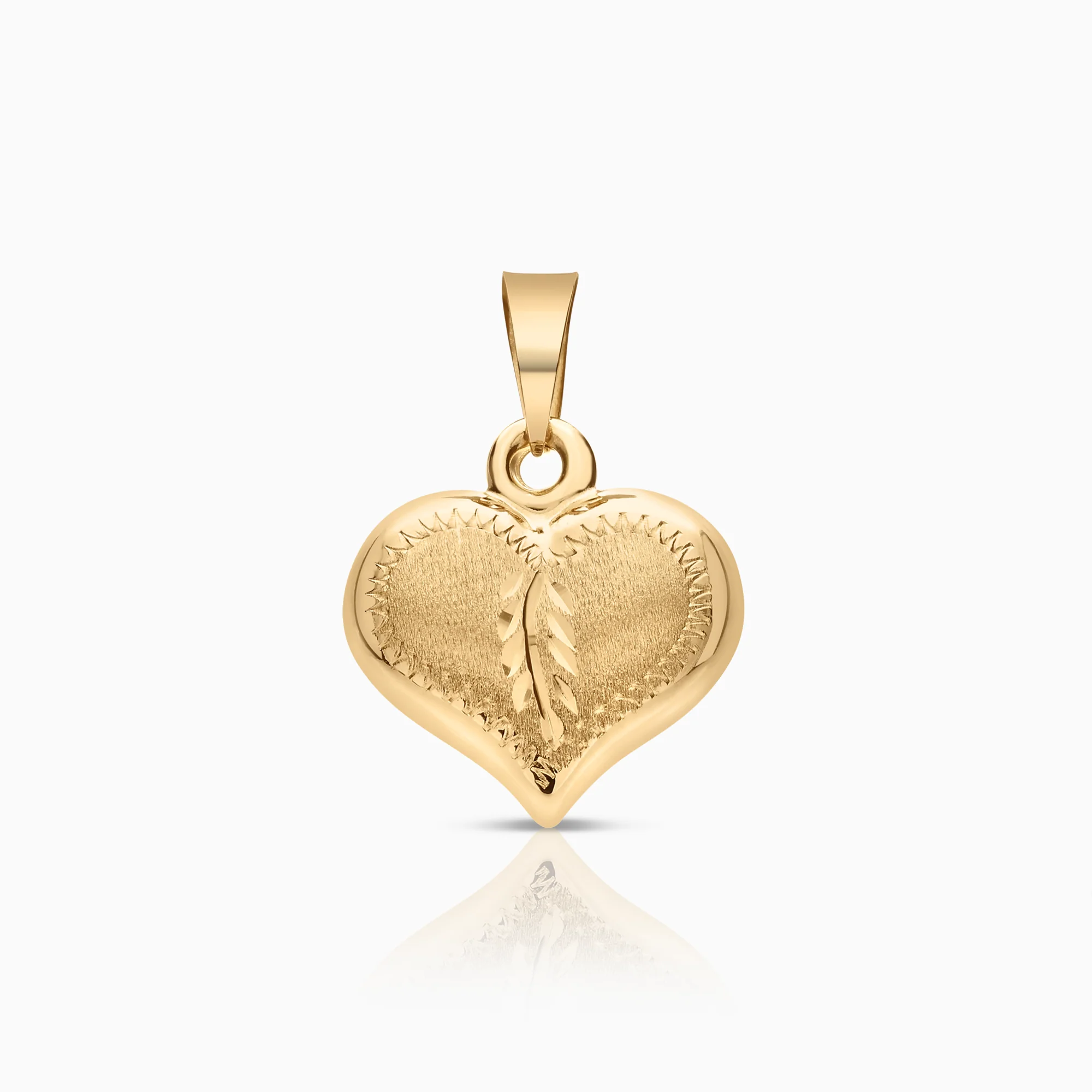 Heart pendant 0.77g 18K gold