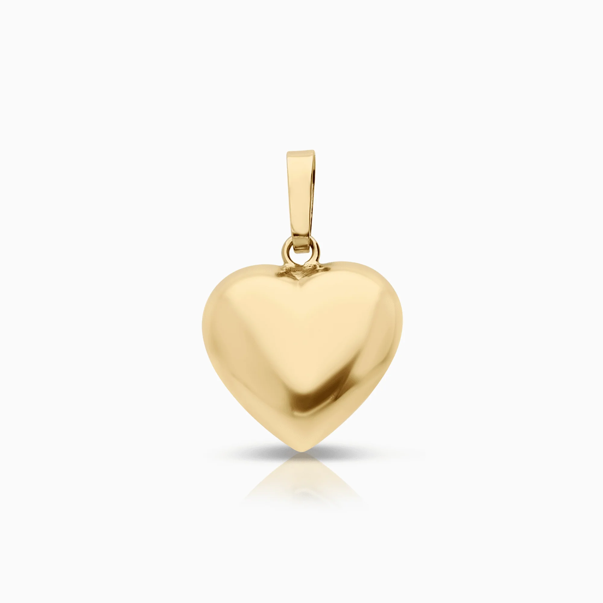 Pendant heart 0.78g 18K gold