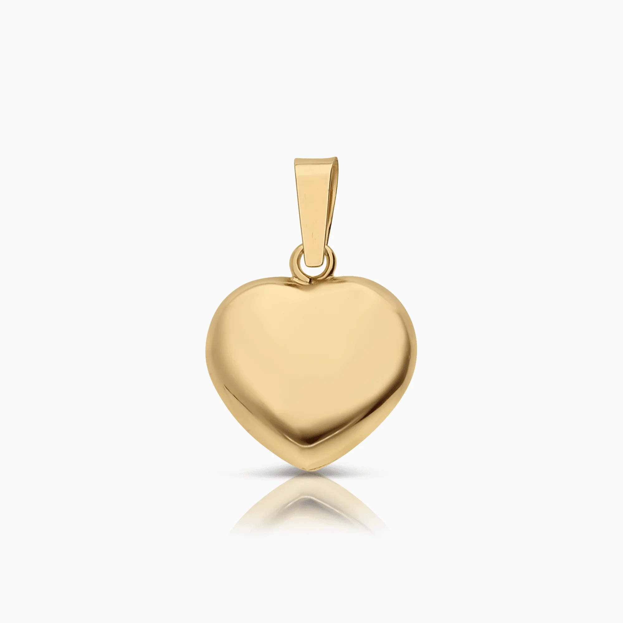 Heart pendant 0.82g 18K gold