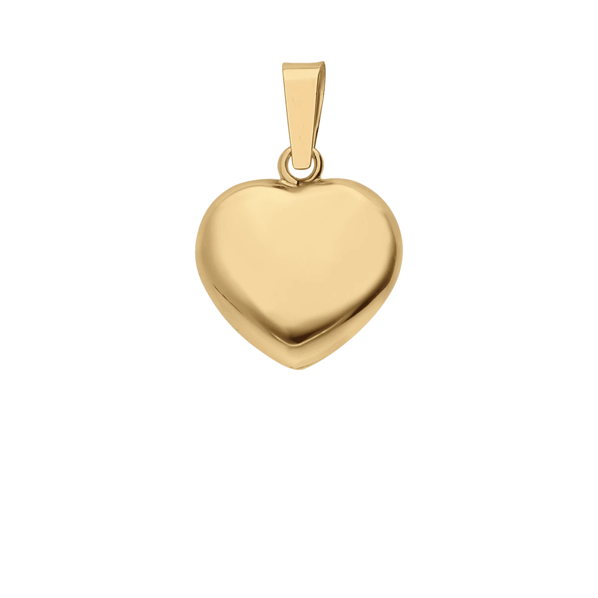Heart pendant 0.82g 18K gold - Image 2