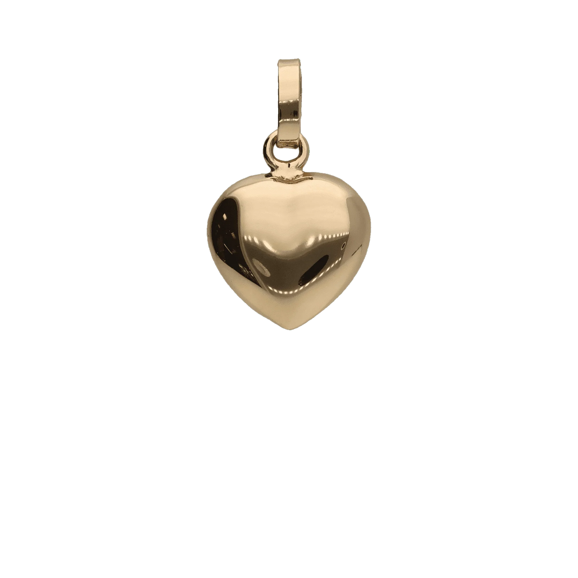 Heart pendant 0.85g 18K gold - Image 2