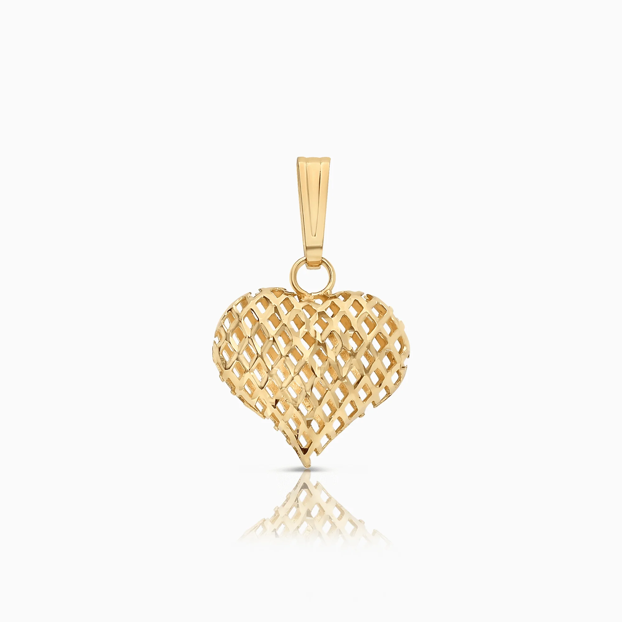 Heart pendant 0.85g 18K gold