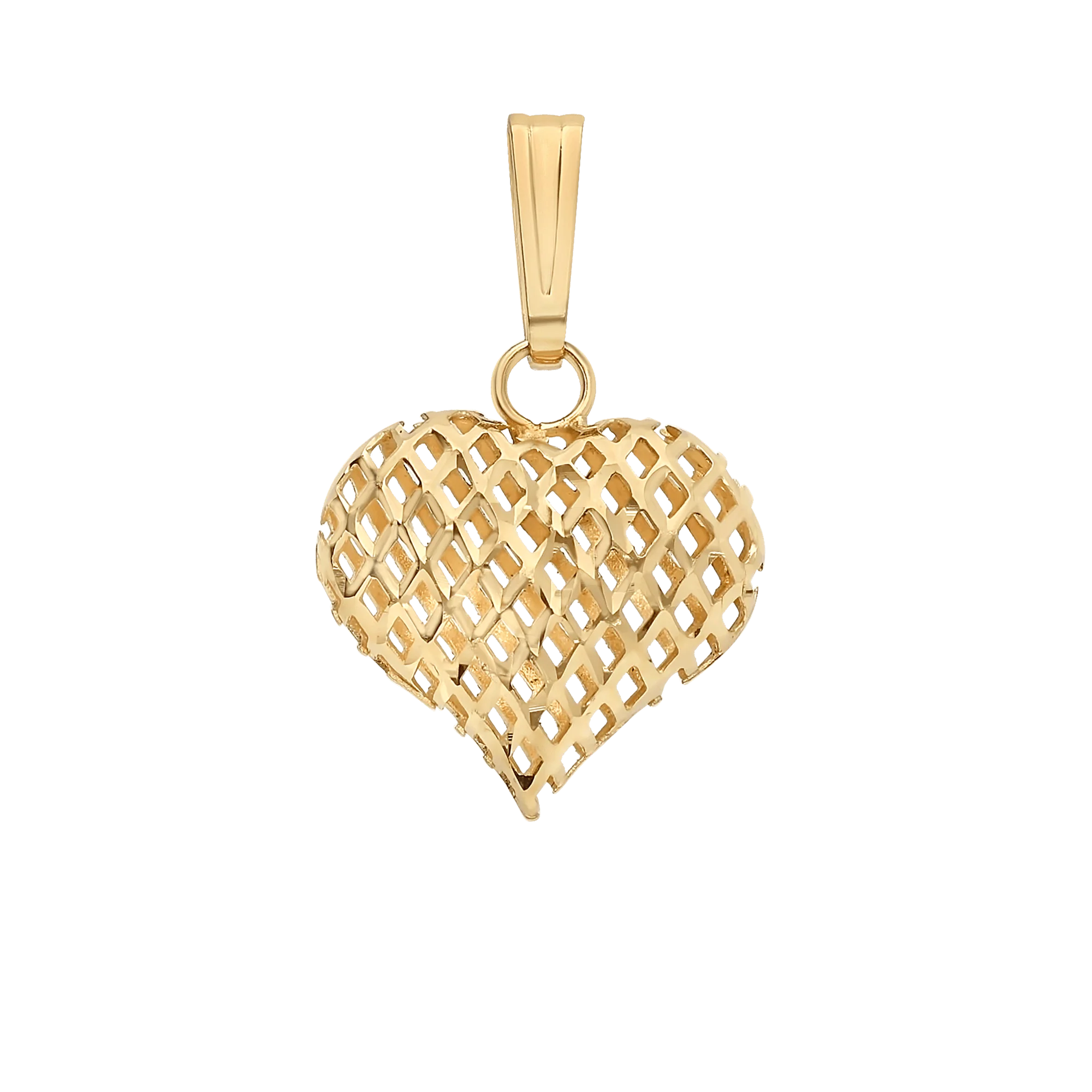 Heart pendant 0.85g 18K gold - Image 2