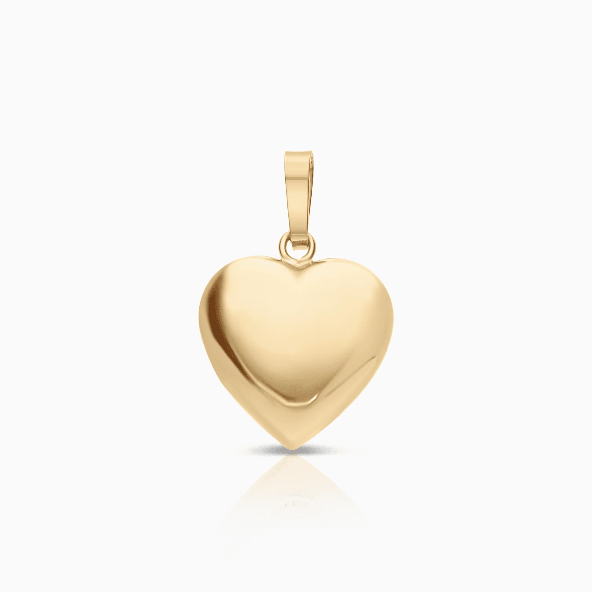 Heart pendant 0.88g 18K gold