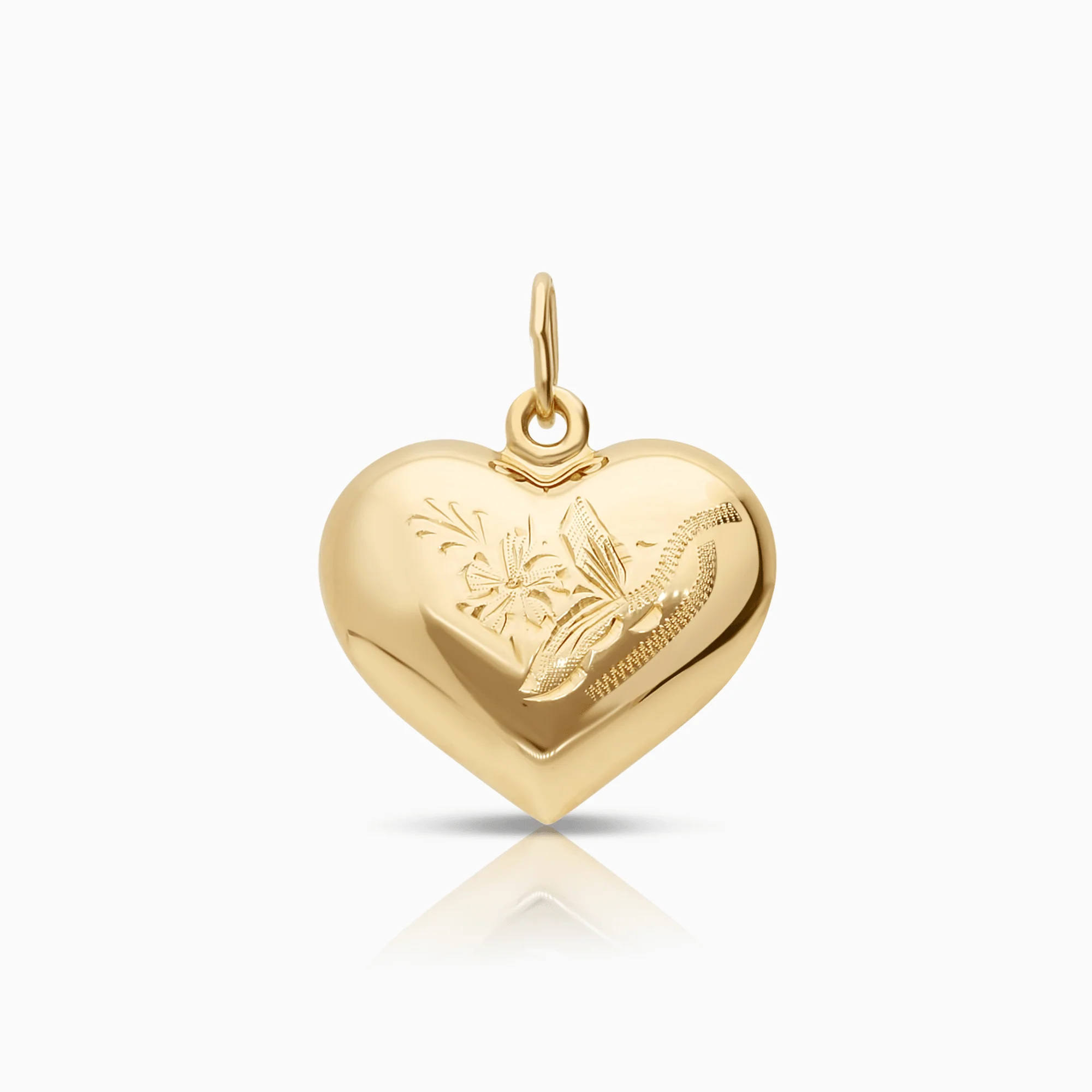 Heart pendant 0.91g 18K gold