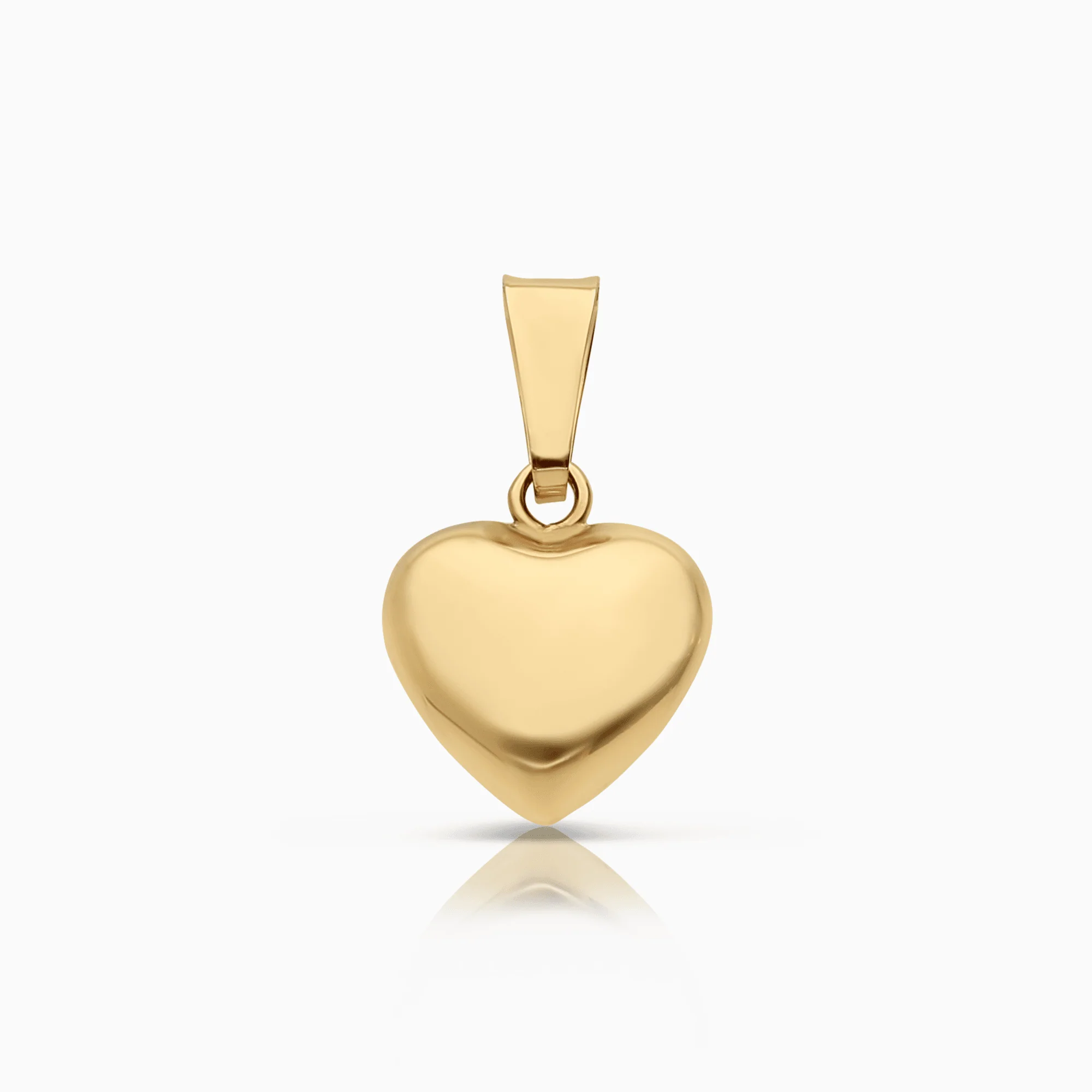 Pendant heart 0.93g 18K gold