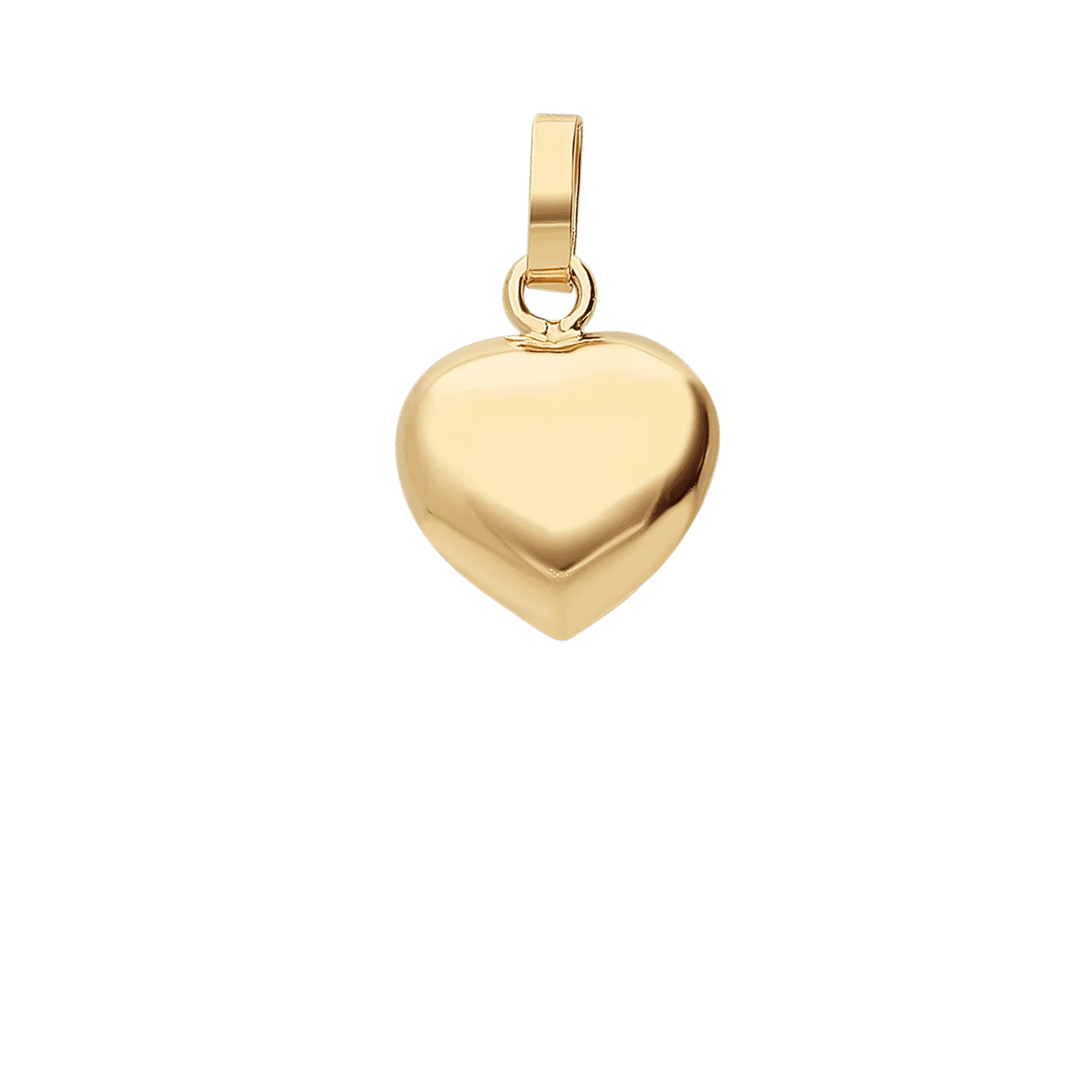 Pendant heart 0.93g 18K gold - Image 2