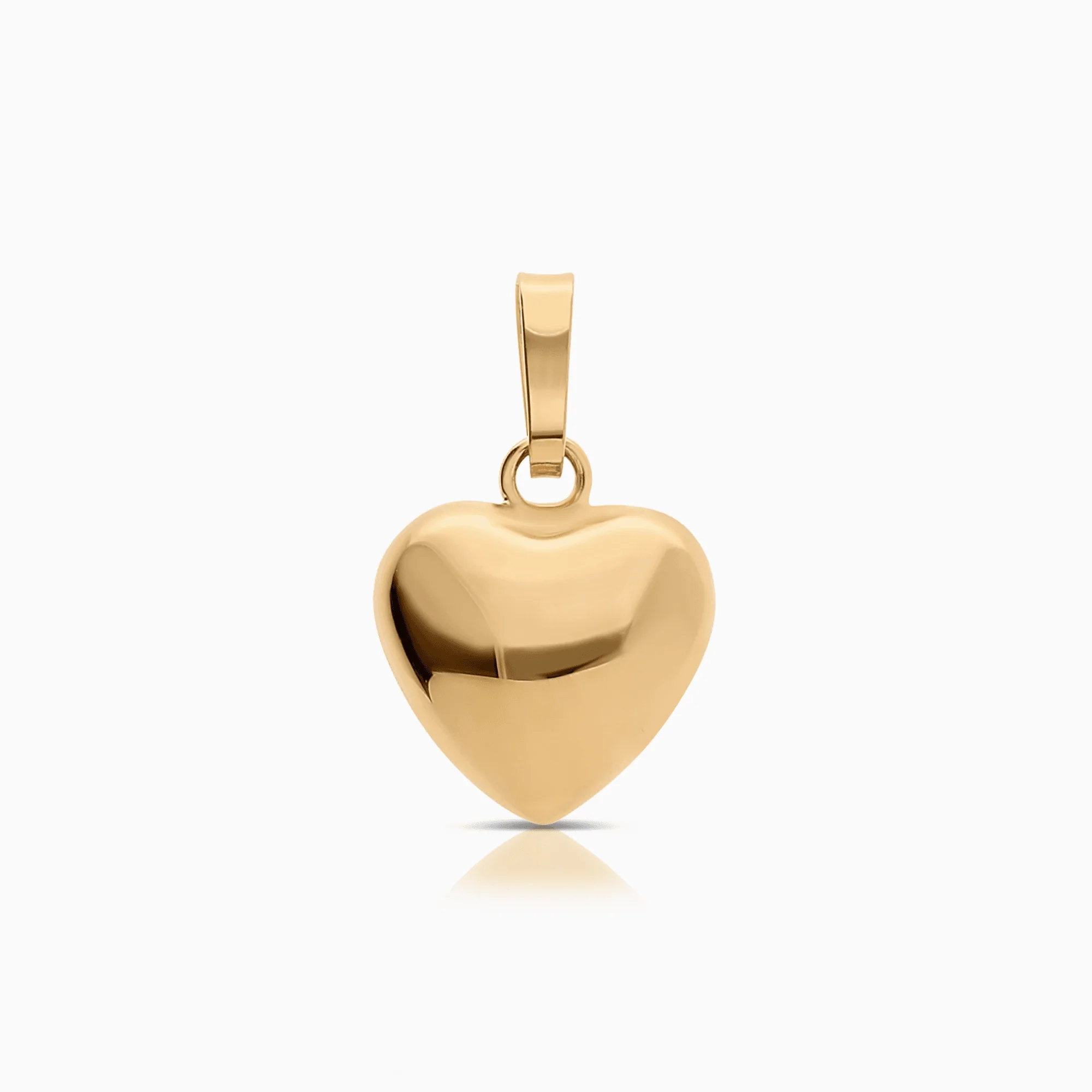 Pendant heart 0.93g 18K gold