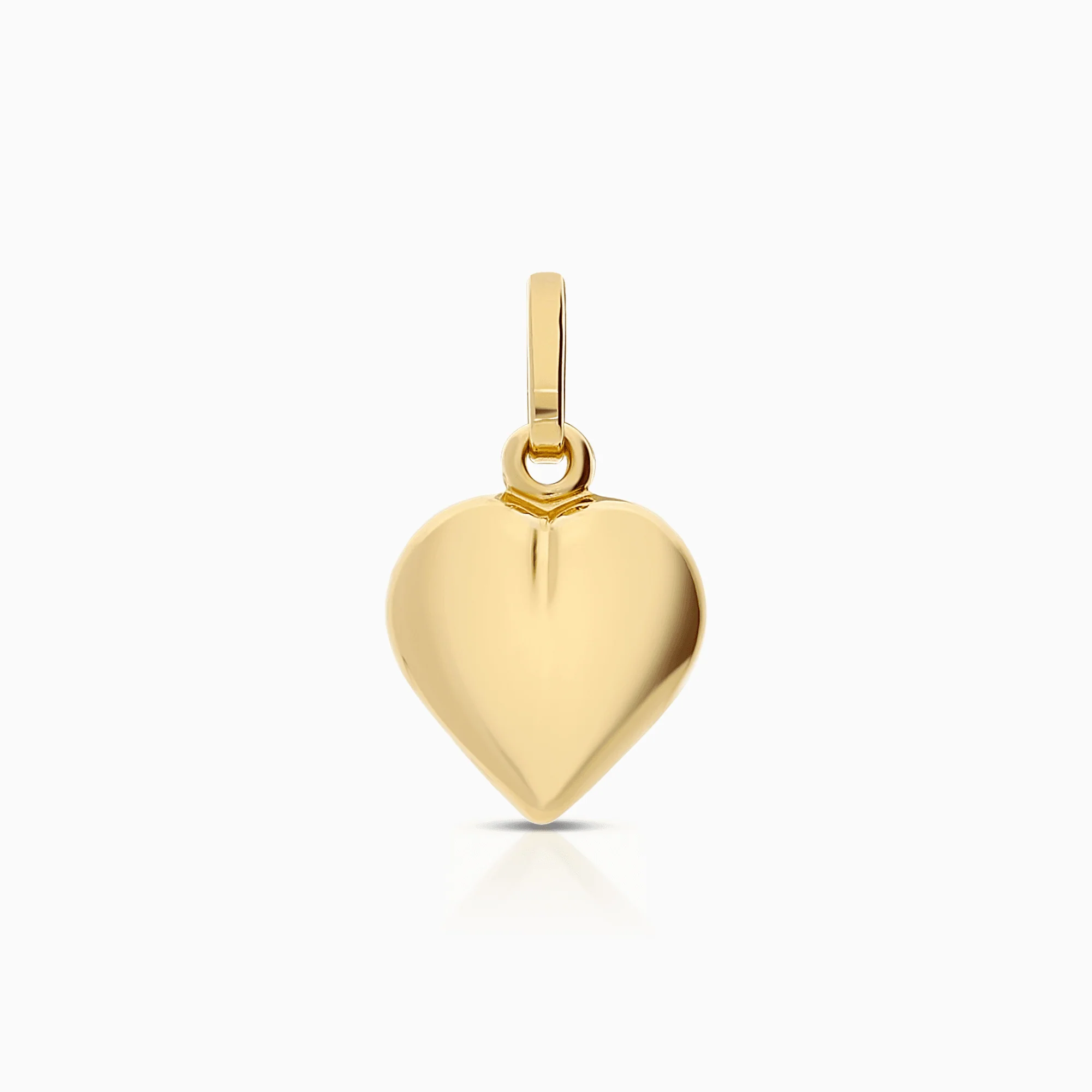 Pendant heart 0.93g 18K gold