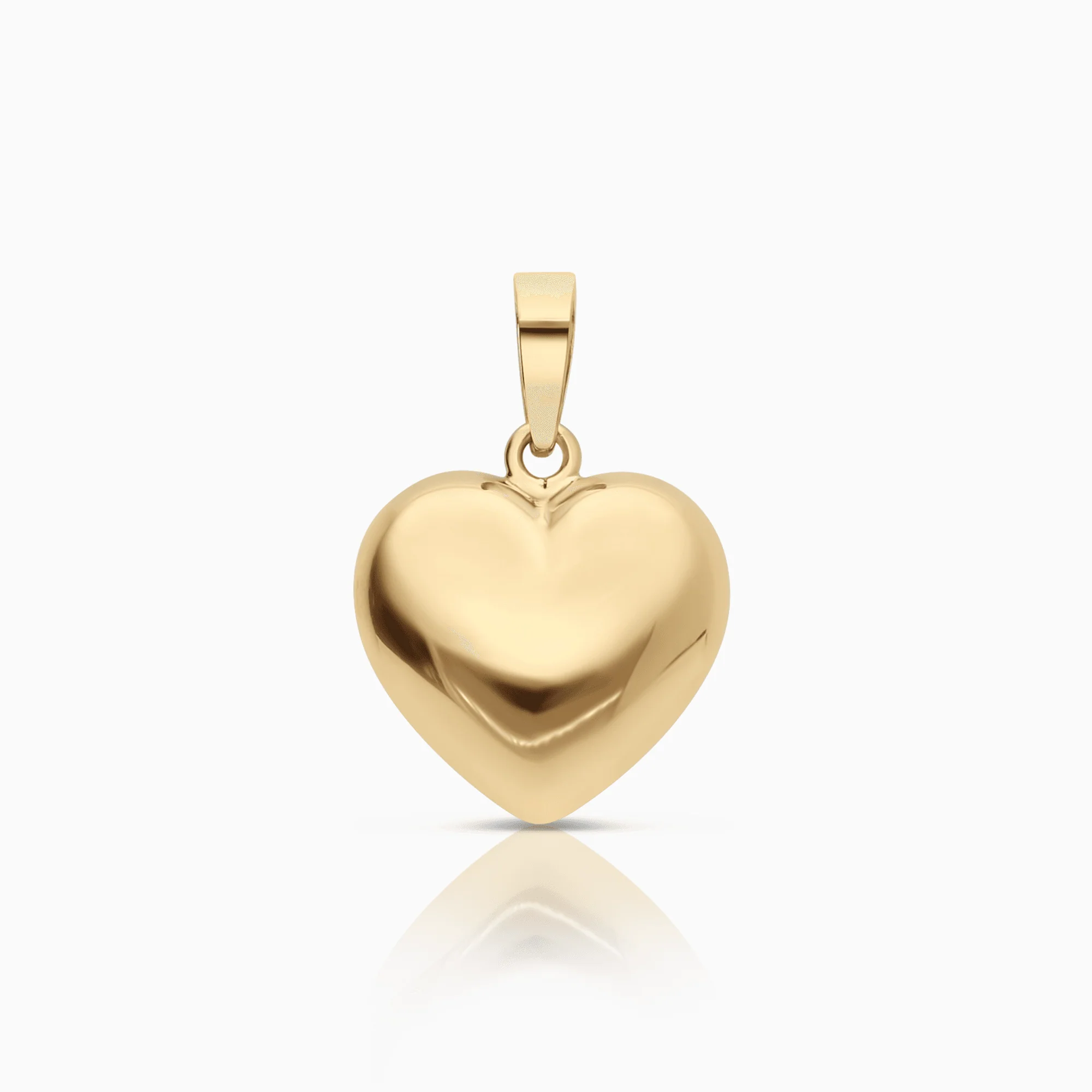 Pendant heart 0.96g 18K gold