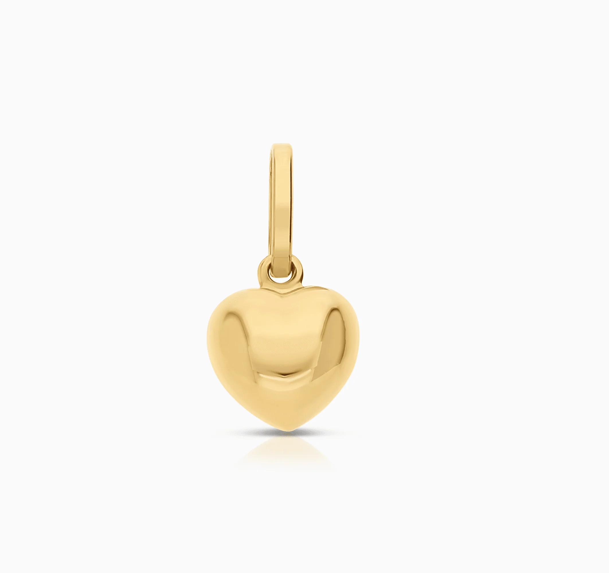 Pendant heart 0.96g 18K gold