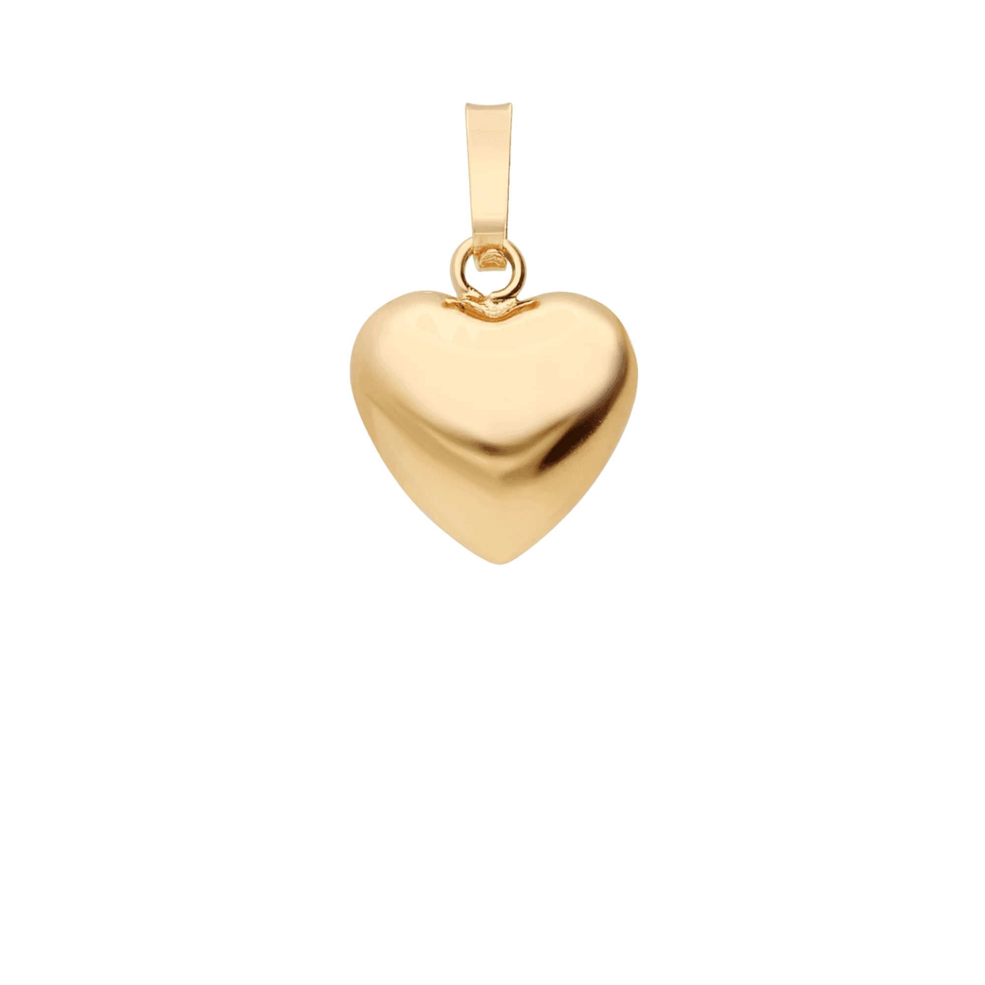 Heart pendant 0.98g 18K gold - Image 2