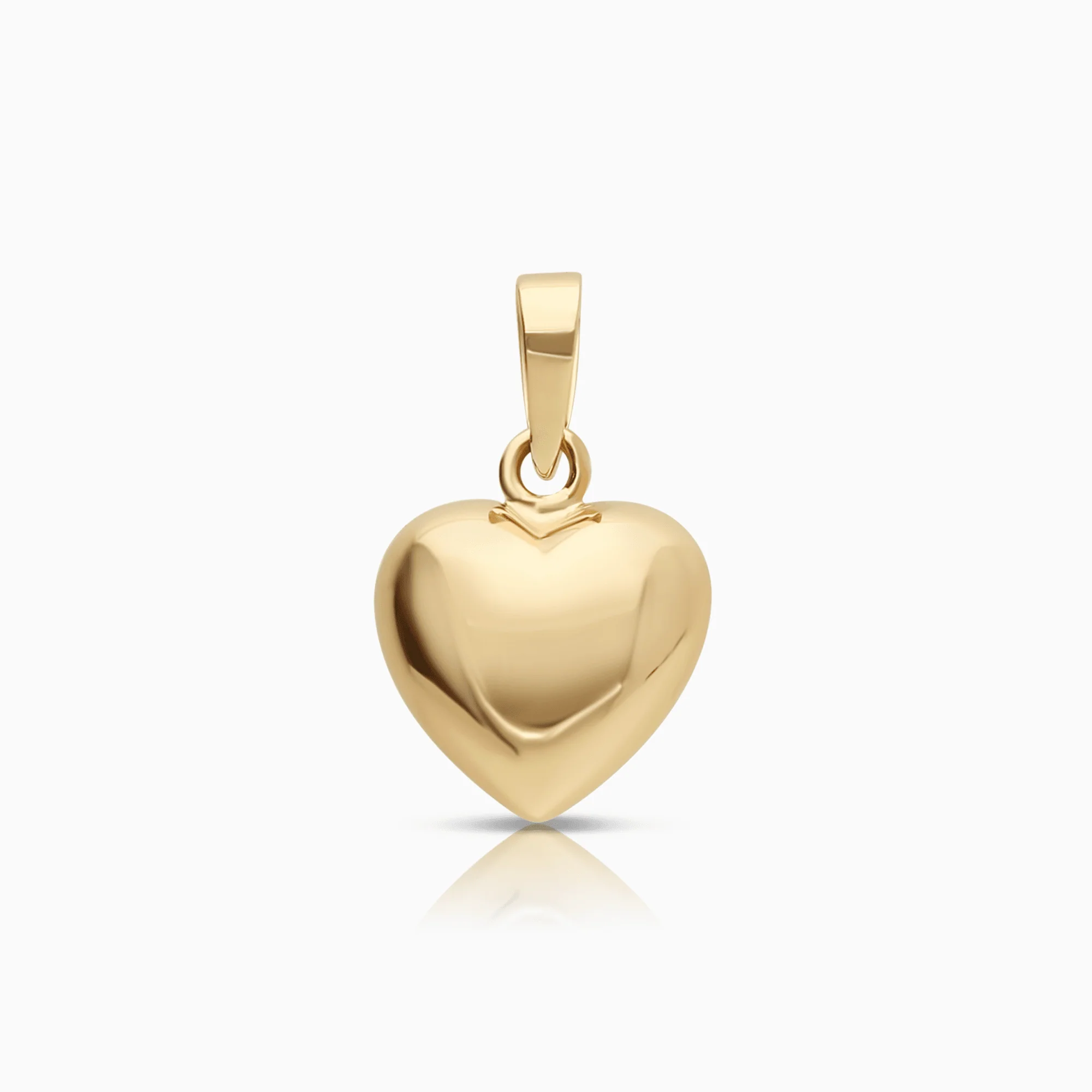 Heart pendant 0.98g 18K gold