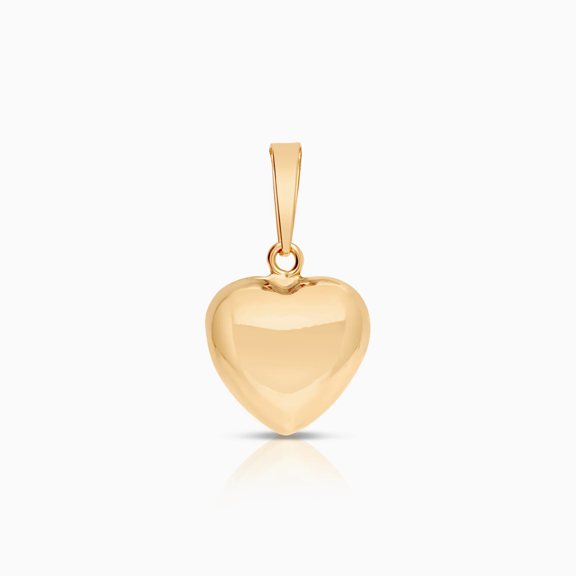 Heart pendant 1.09g 18K gold