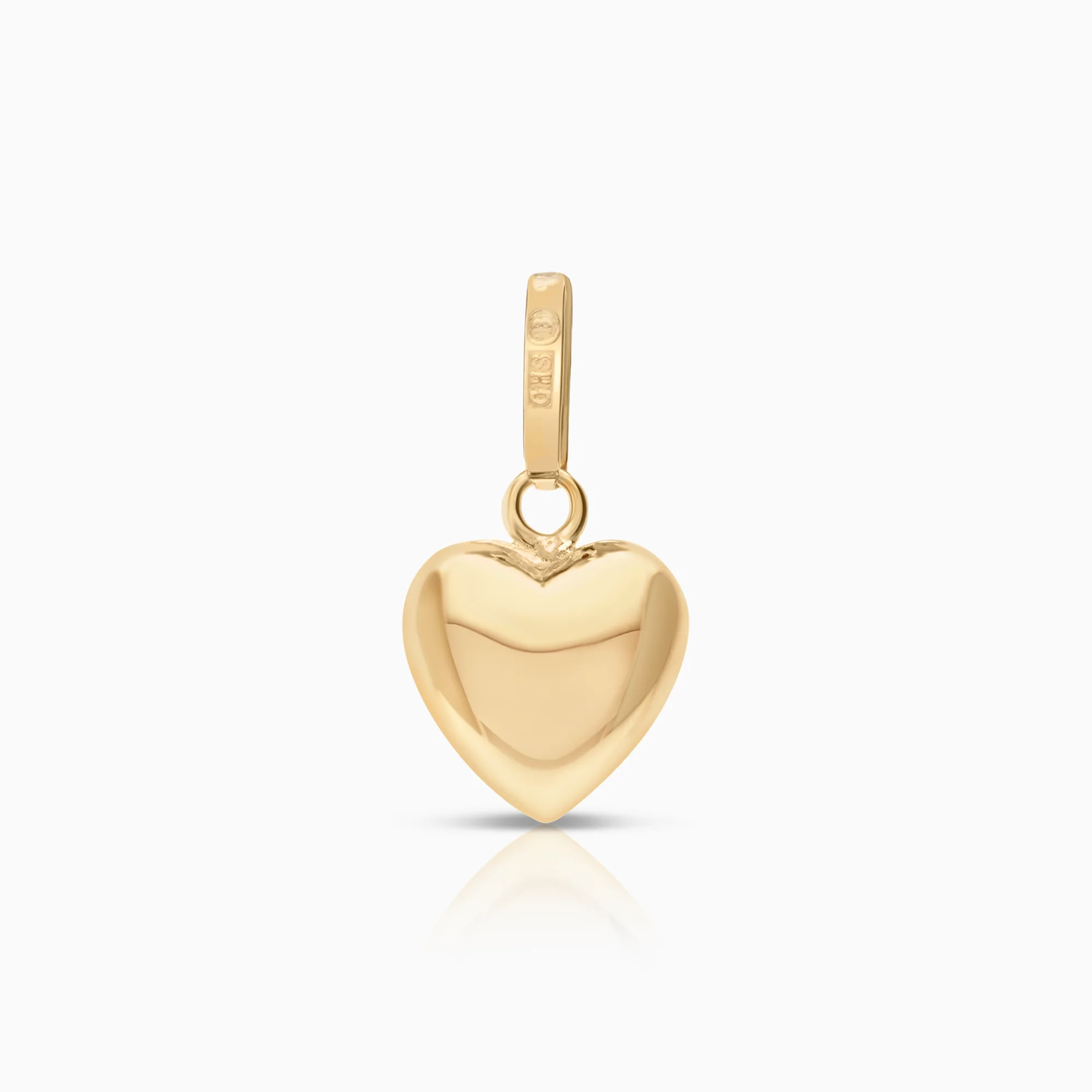Heart pendant 1.12g 18K gold