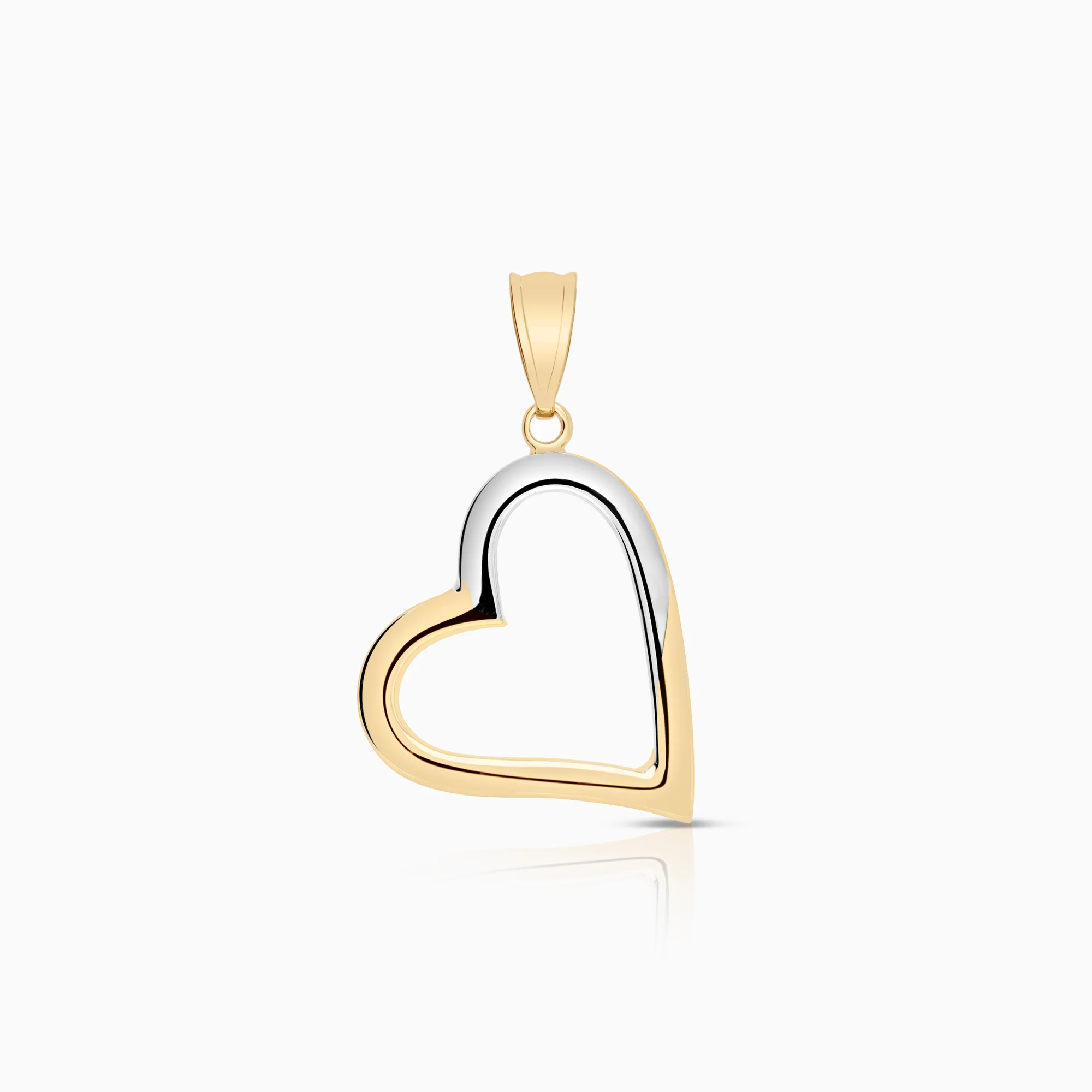 Heart Pendant 1.15g 18K Gold
