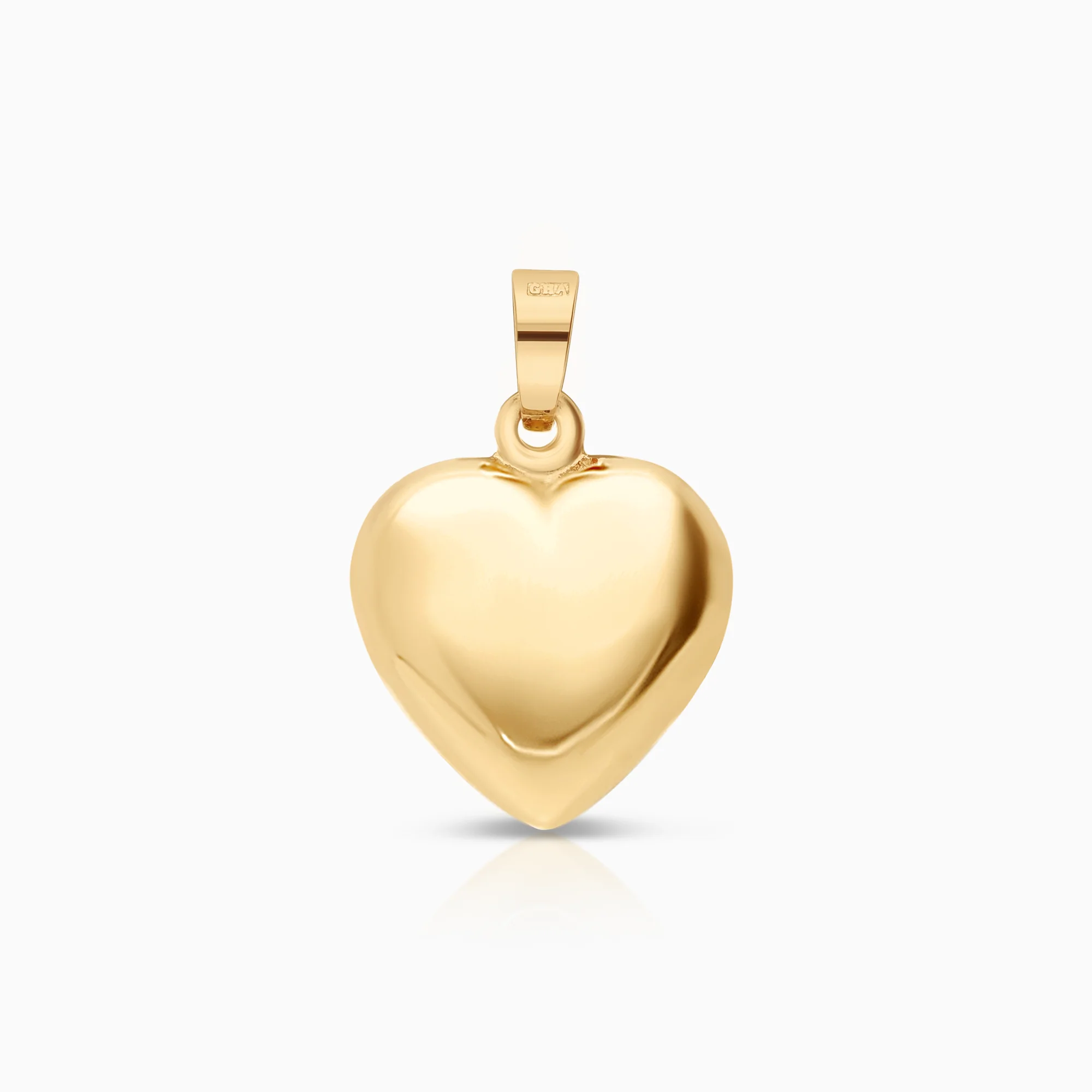 Heart pendant 1.21g 18K gold