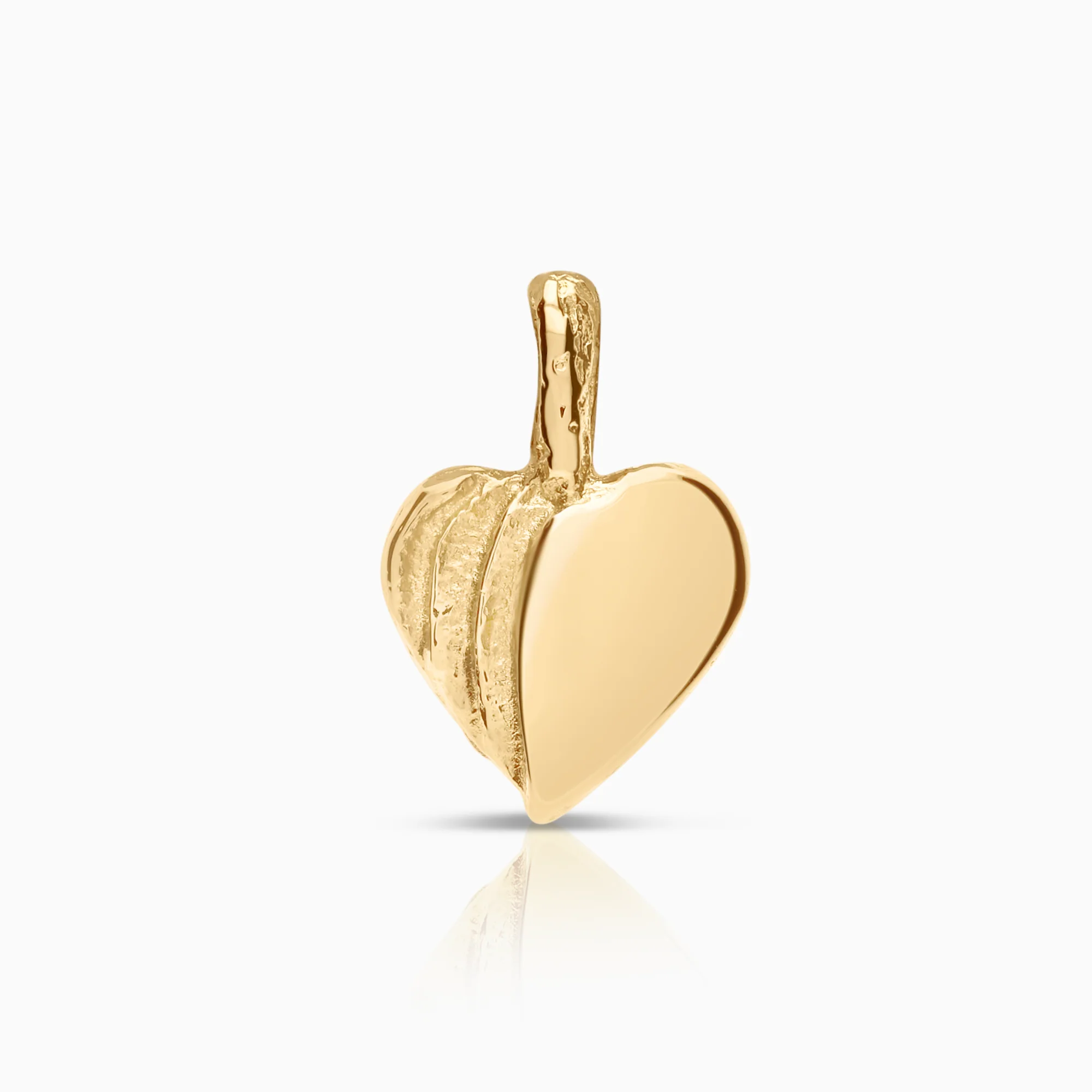 Heart pendant 1.32g 18K gold