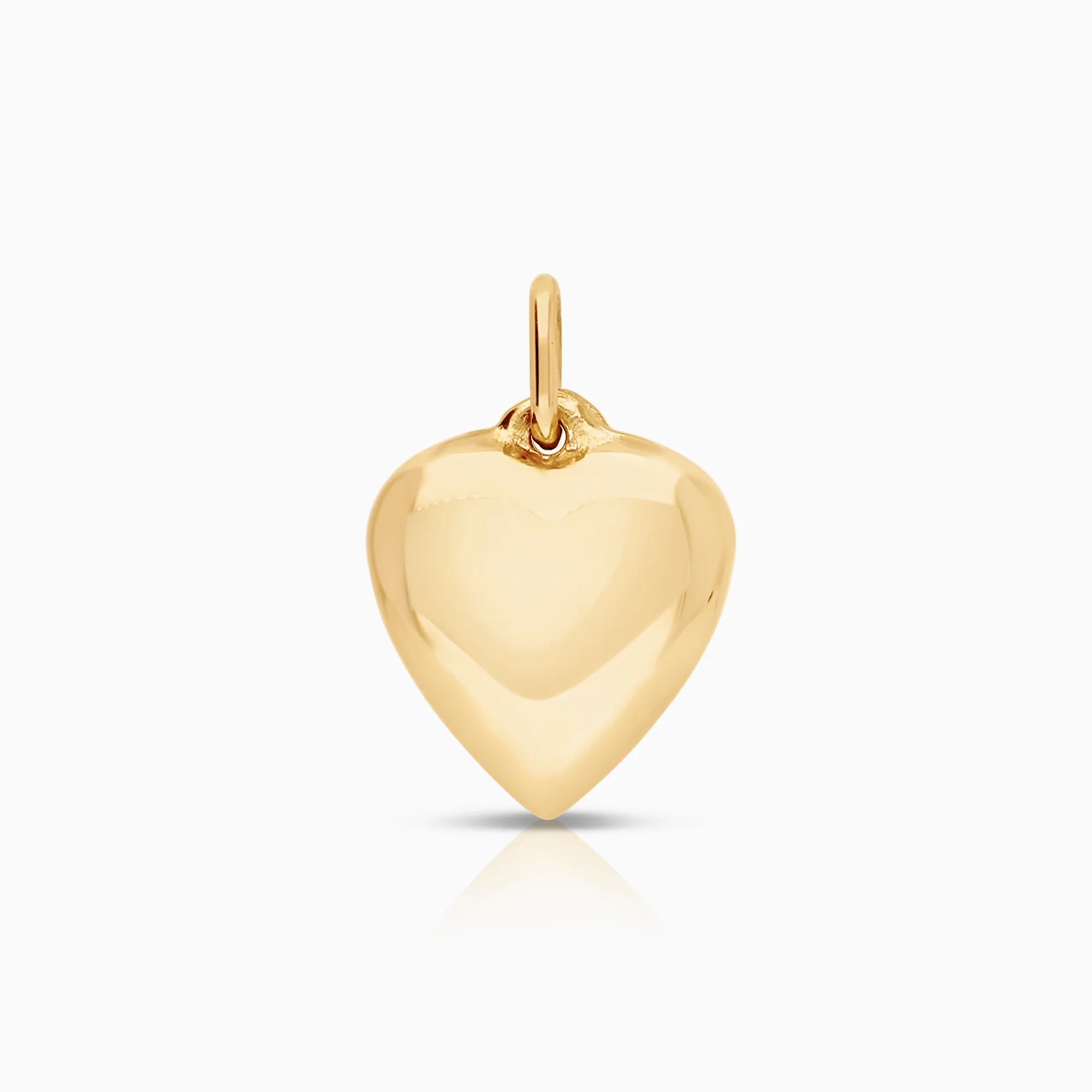 Heart pendant 1.34g 18K gold
