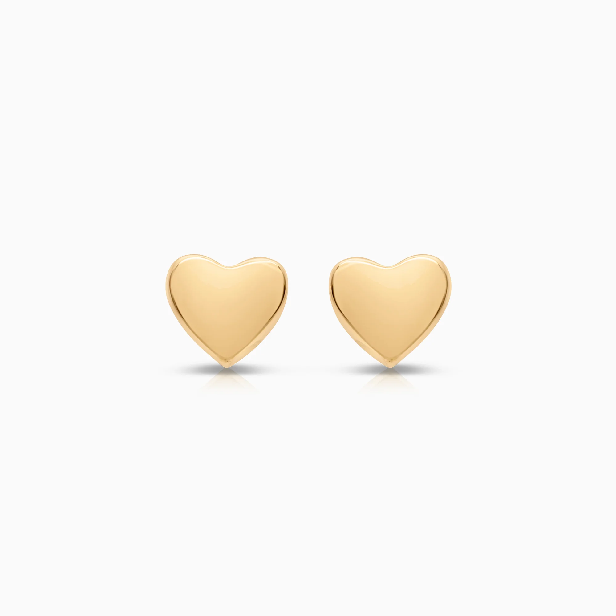 Heart earrings 1.39g 18K gold