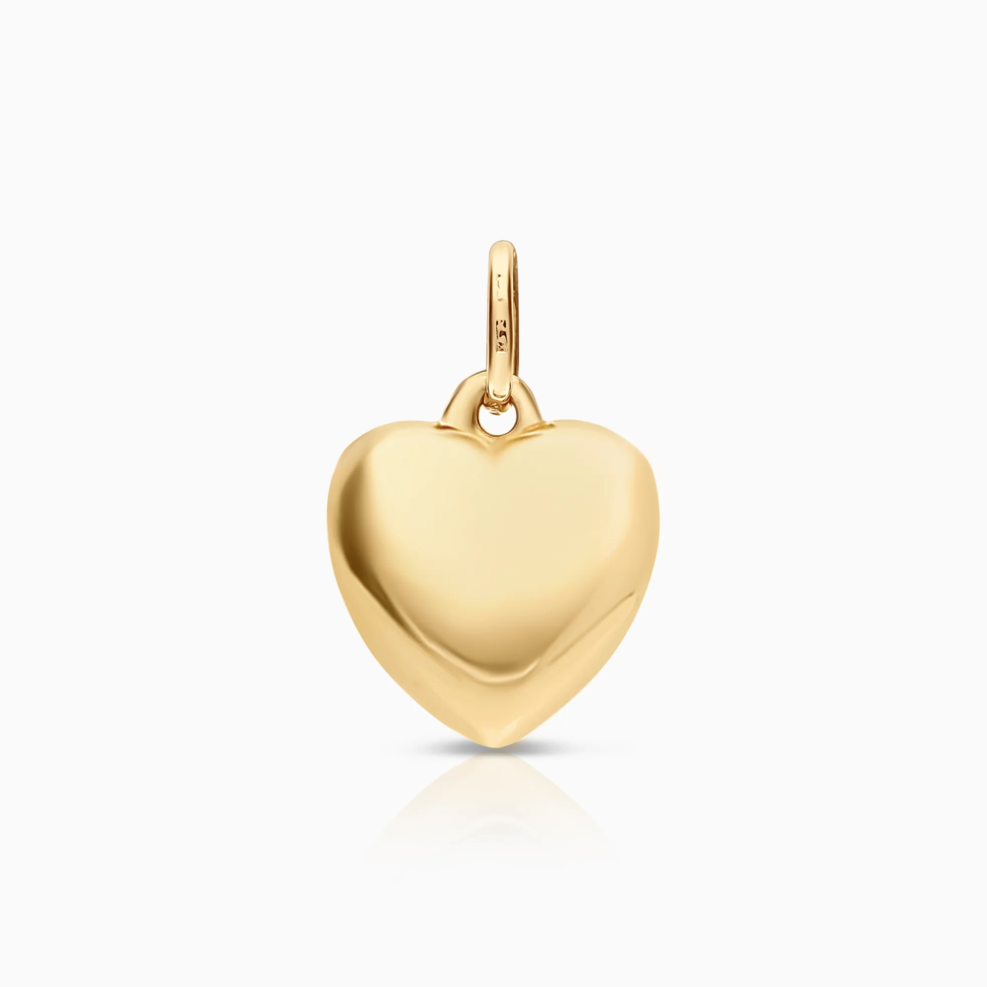 Heart pendant 1.41g 18K gold