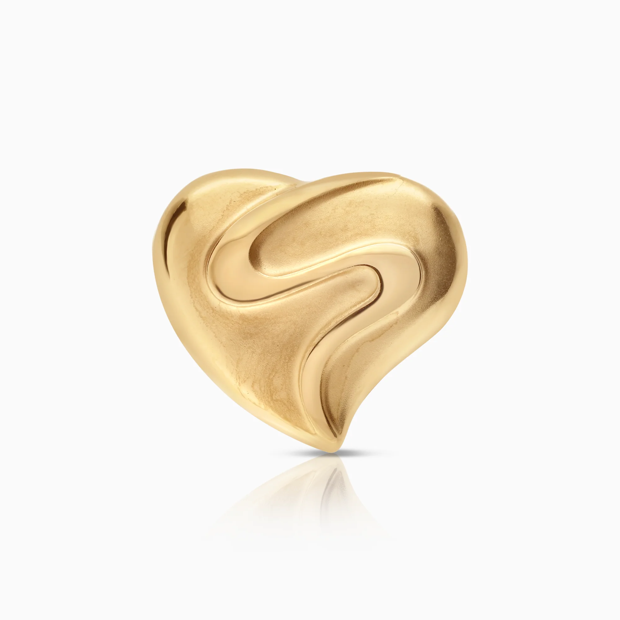 Heart pendant 1.50g 18K gold