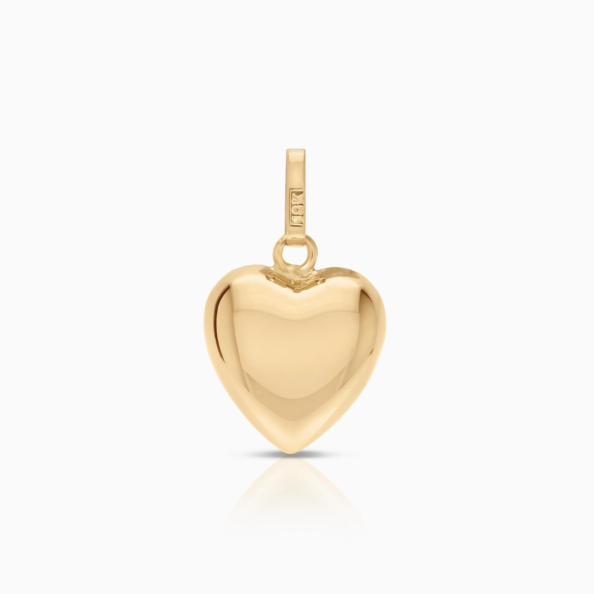 Heart pendant 1.54g 18K gold