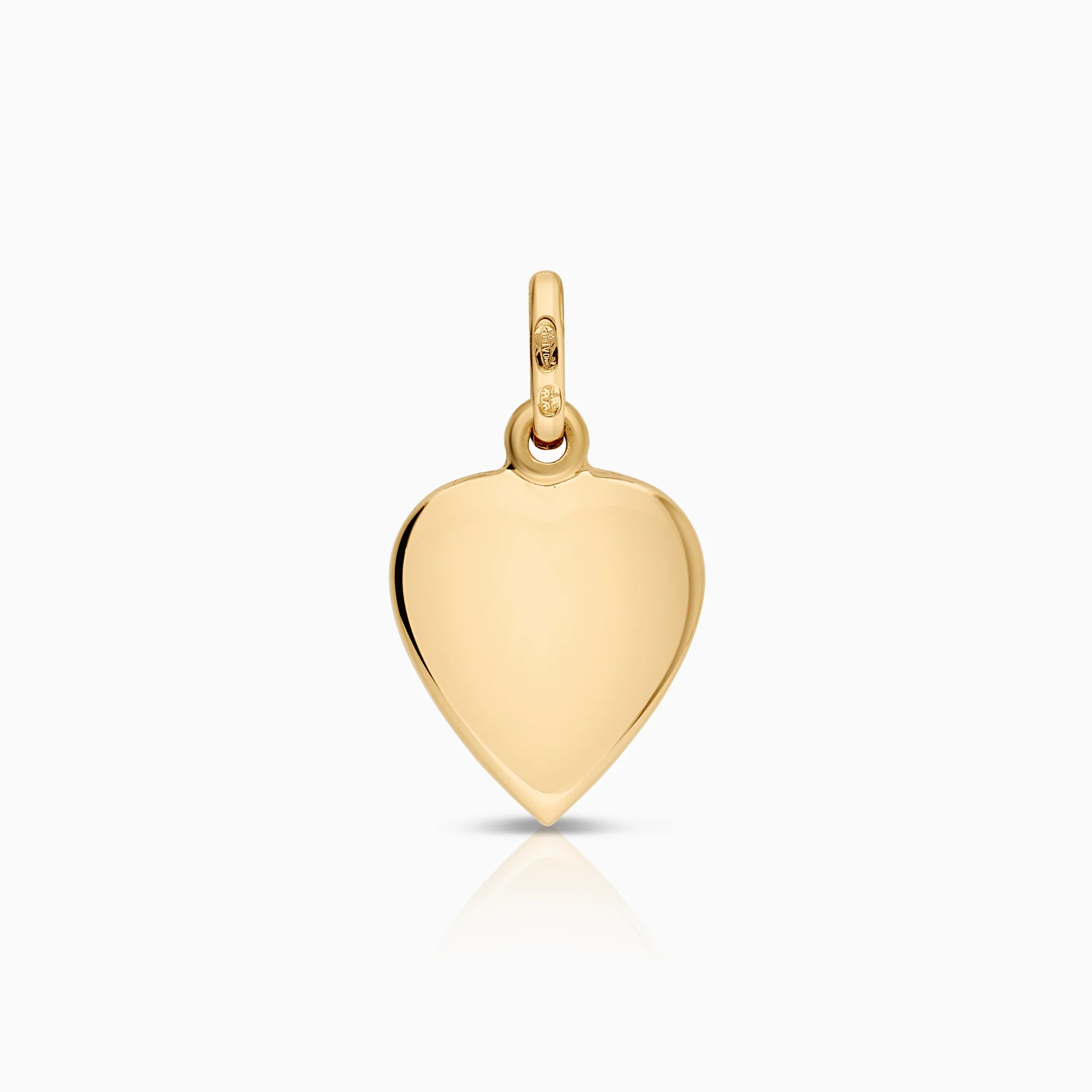 Heart pendant 1.91g 18K gold