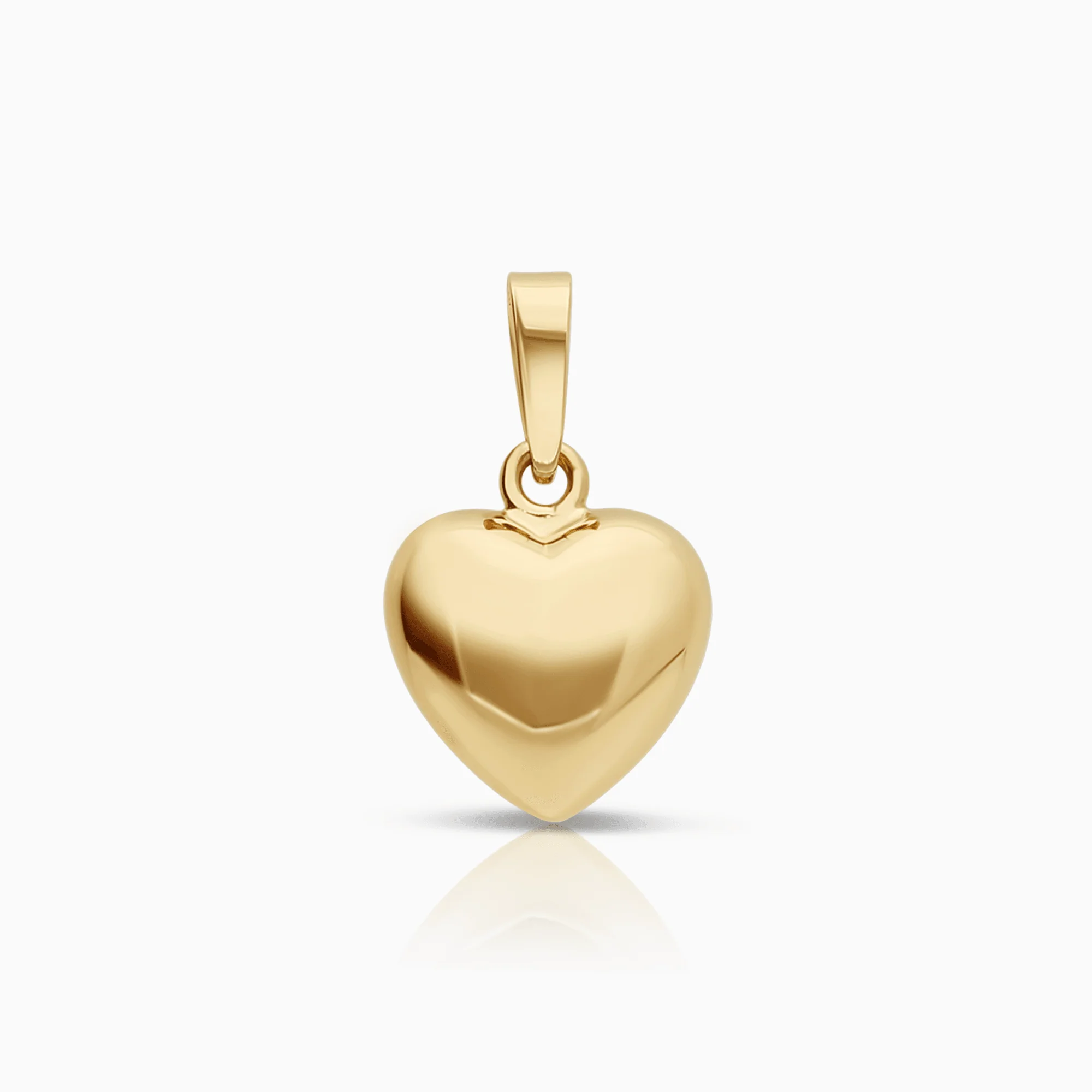 Heart pendant 1.04g 18K gold