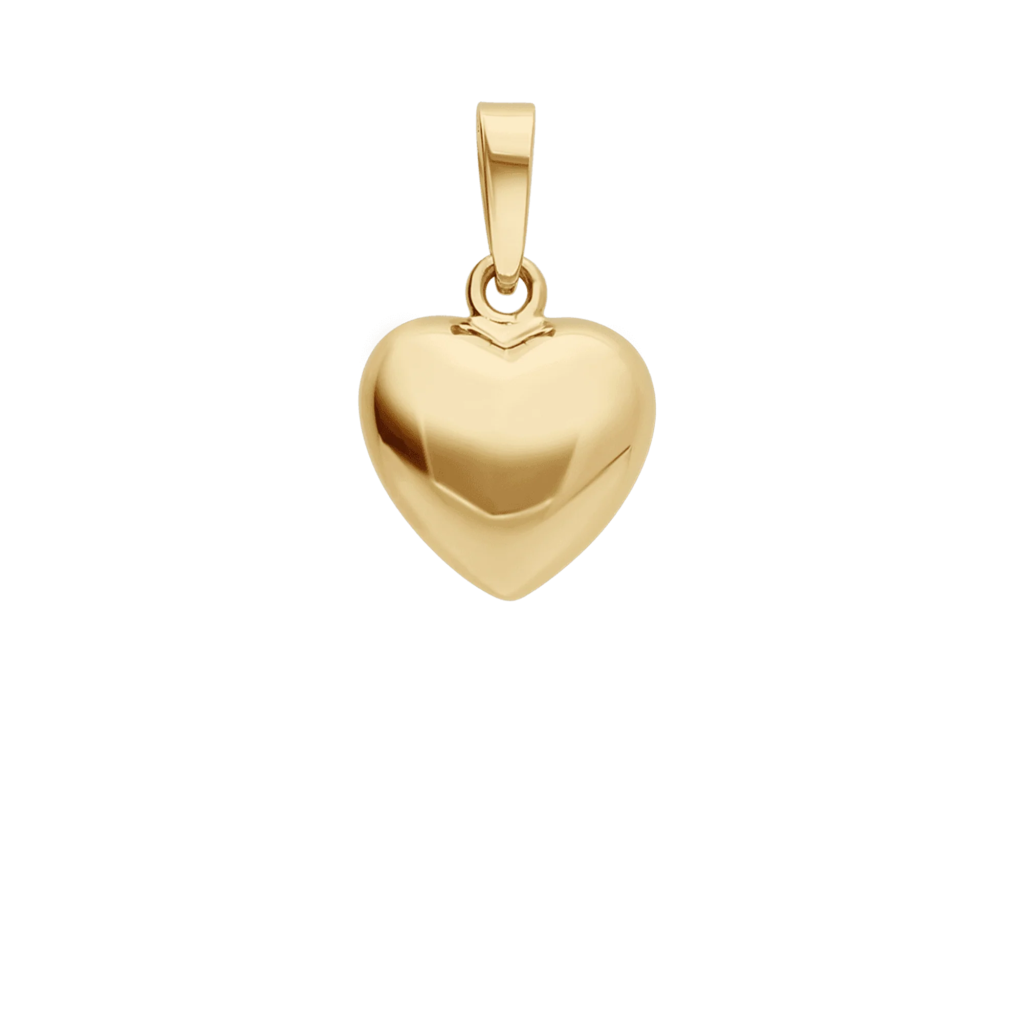 Heart pendant 1.04g 18K gold - Image 2