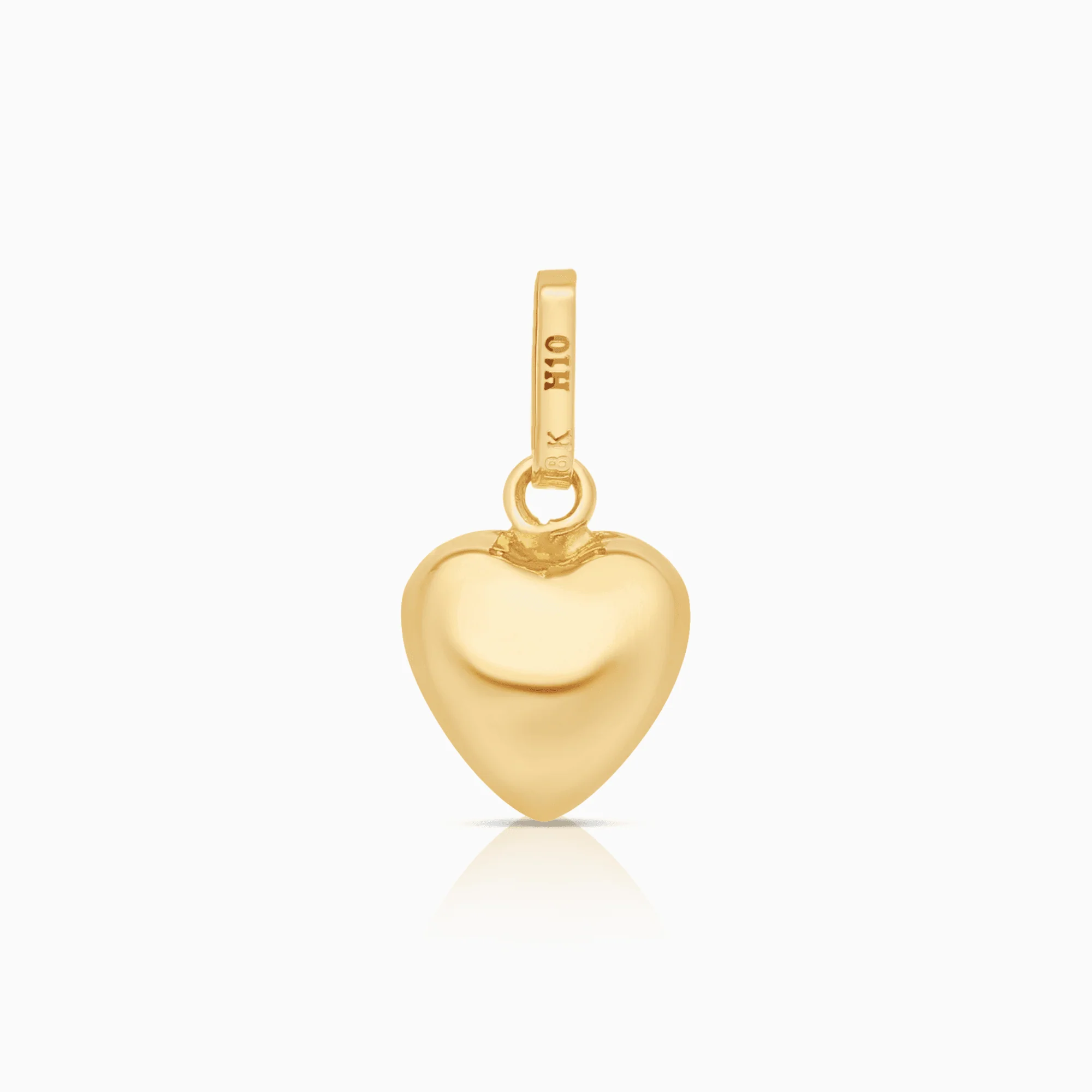 Pendant heart 1.05g 18K gold