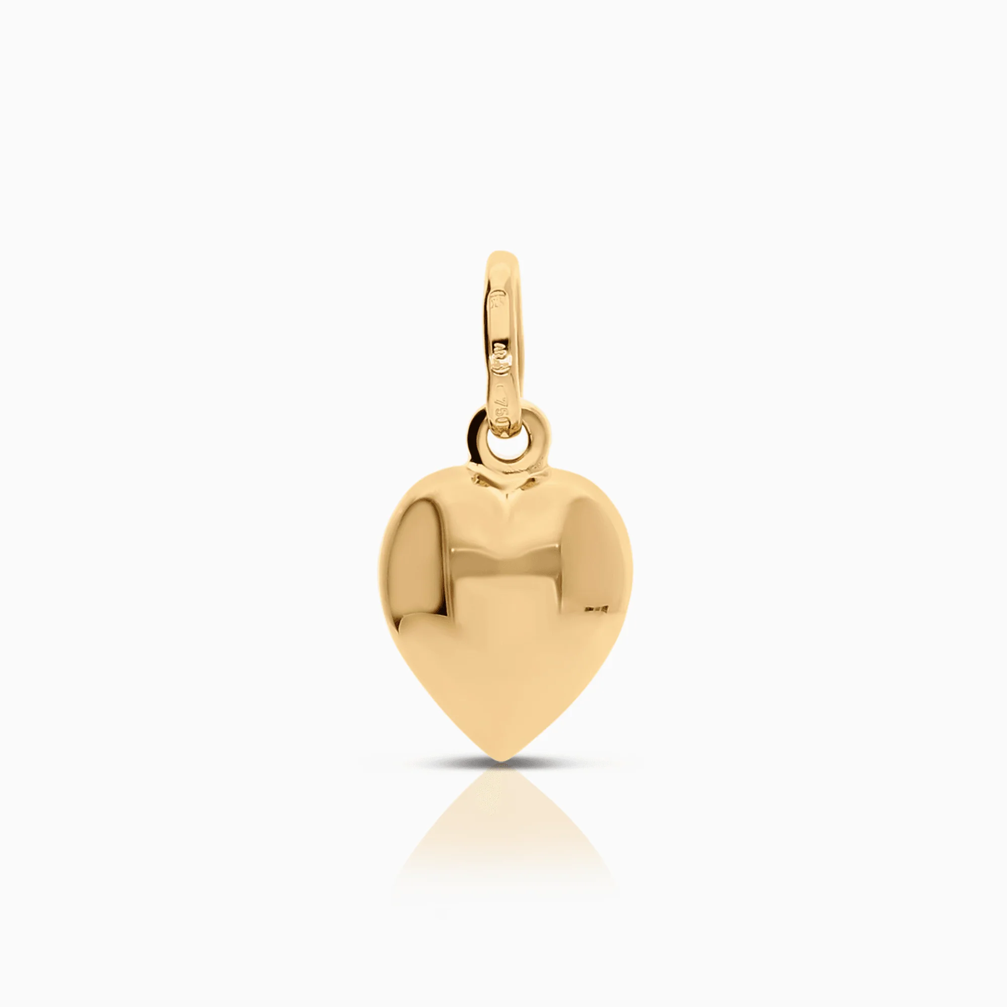 Heart pendant 1.11g 18K gold
