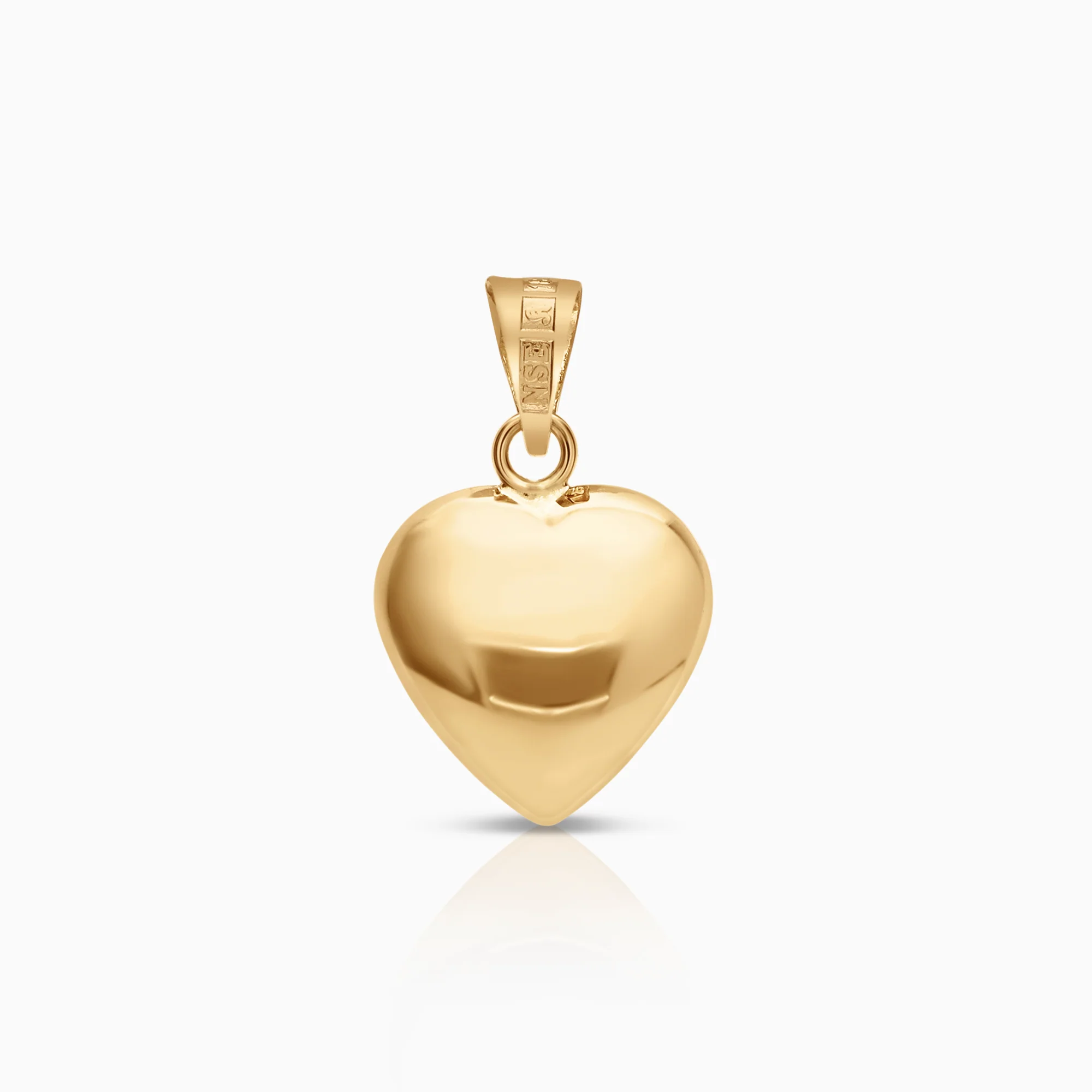Heart pendant 1.12g 18K gold