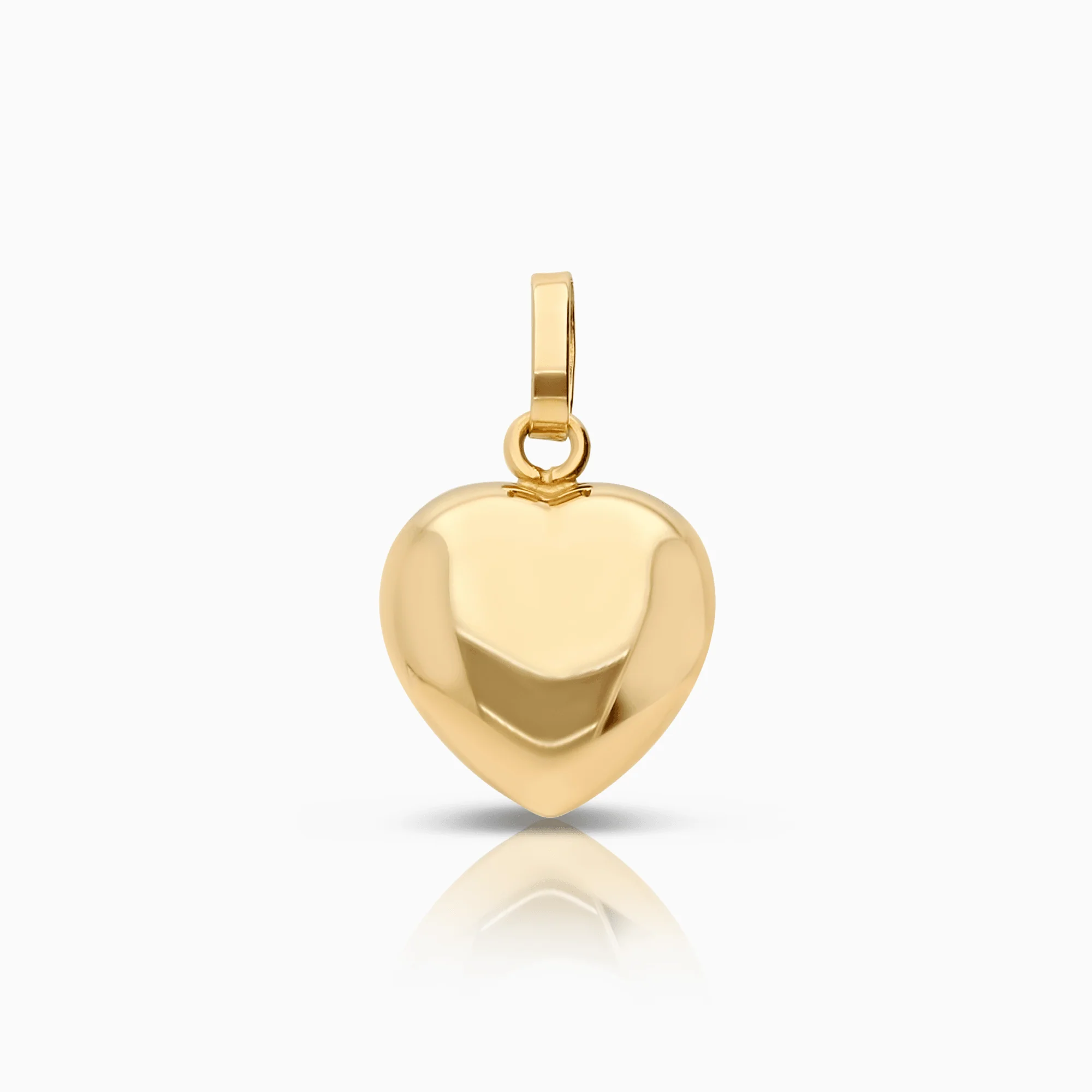 Heart pendant 1.14g 18K gold