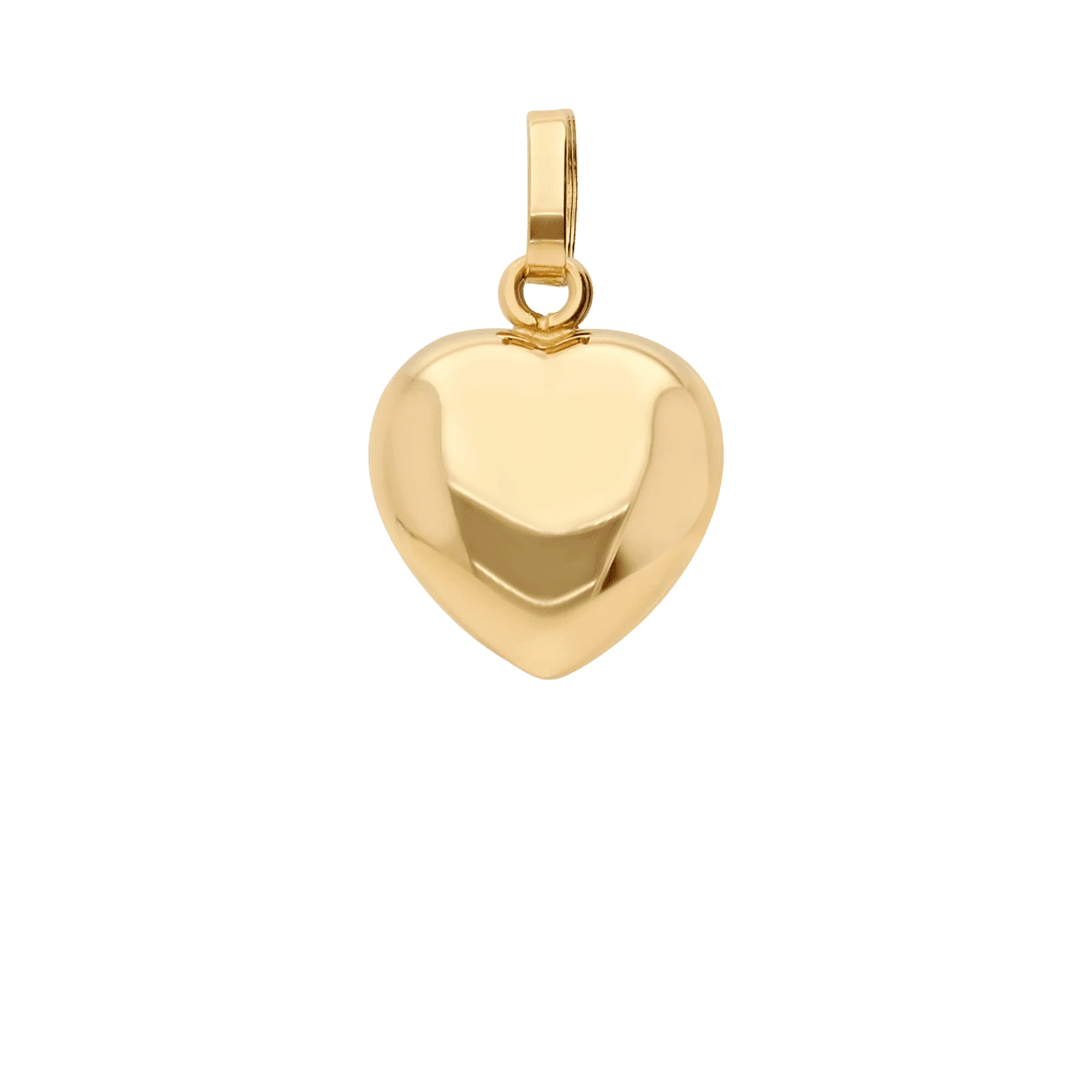Heart pendant 1.14g 18K gold - Image 2