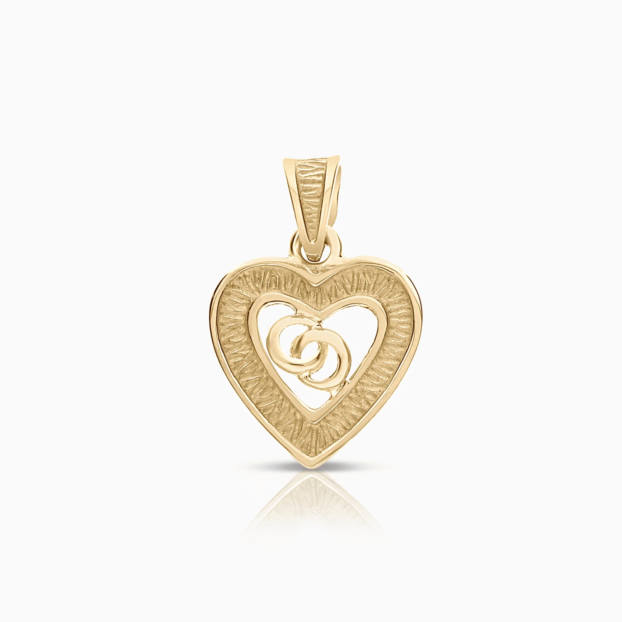 Heart Pendant 1.19g 18K Gold
