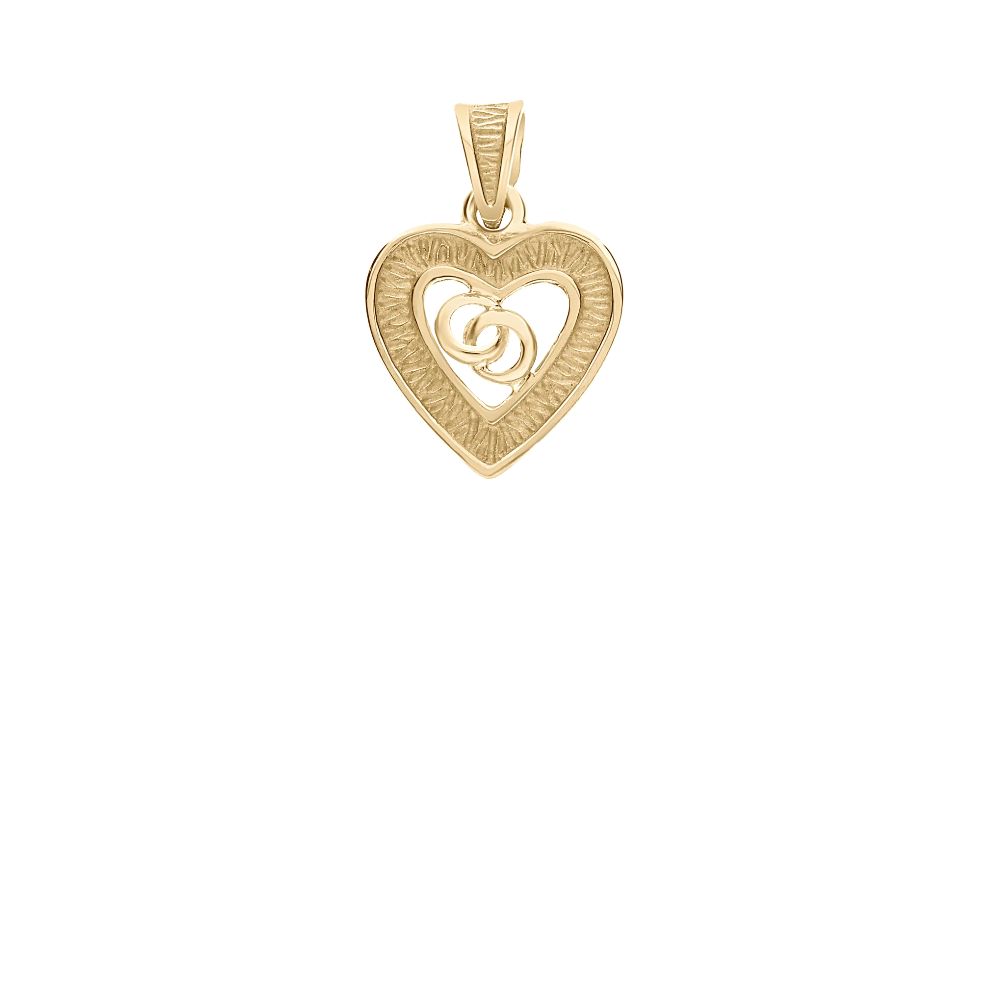 Heart Pendant 1.19g 18K Gold - Image 2