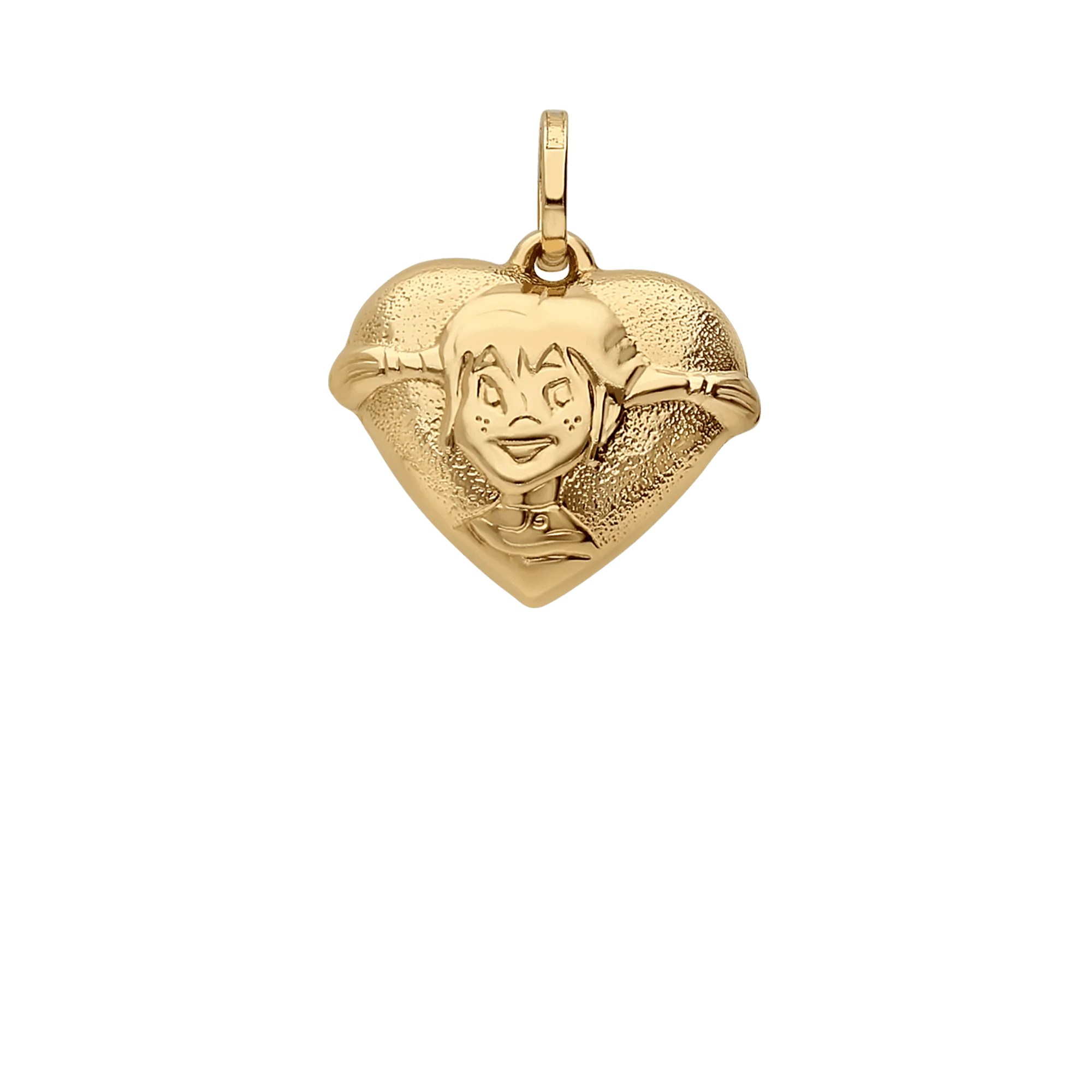 Heart pendant 1.20g 18K gold - Image 2