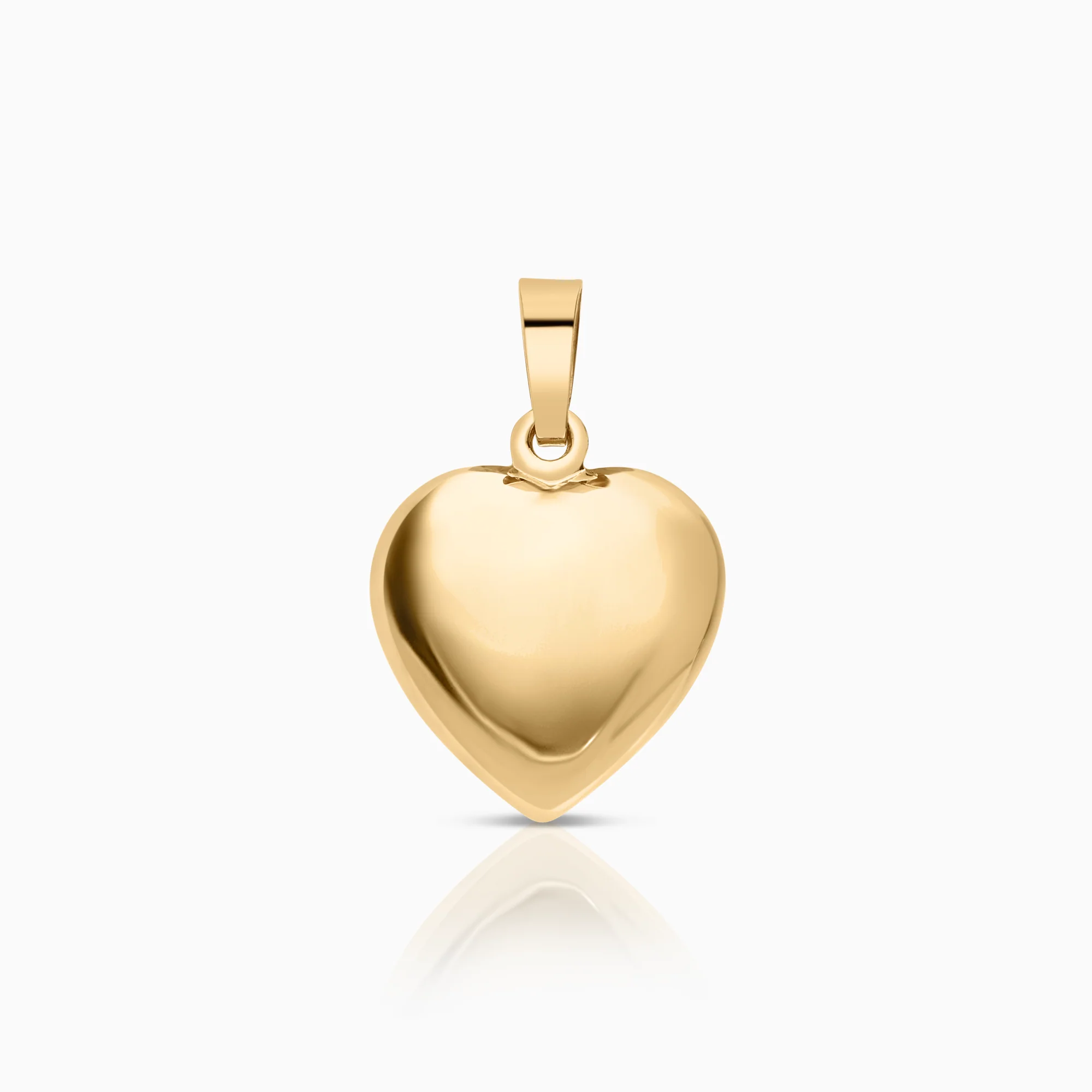 Heart pendant 1.24g 18K gold