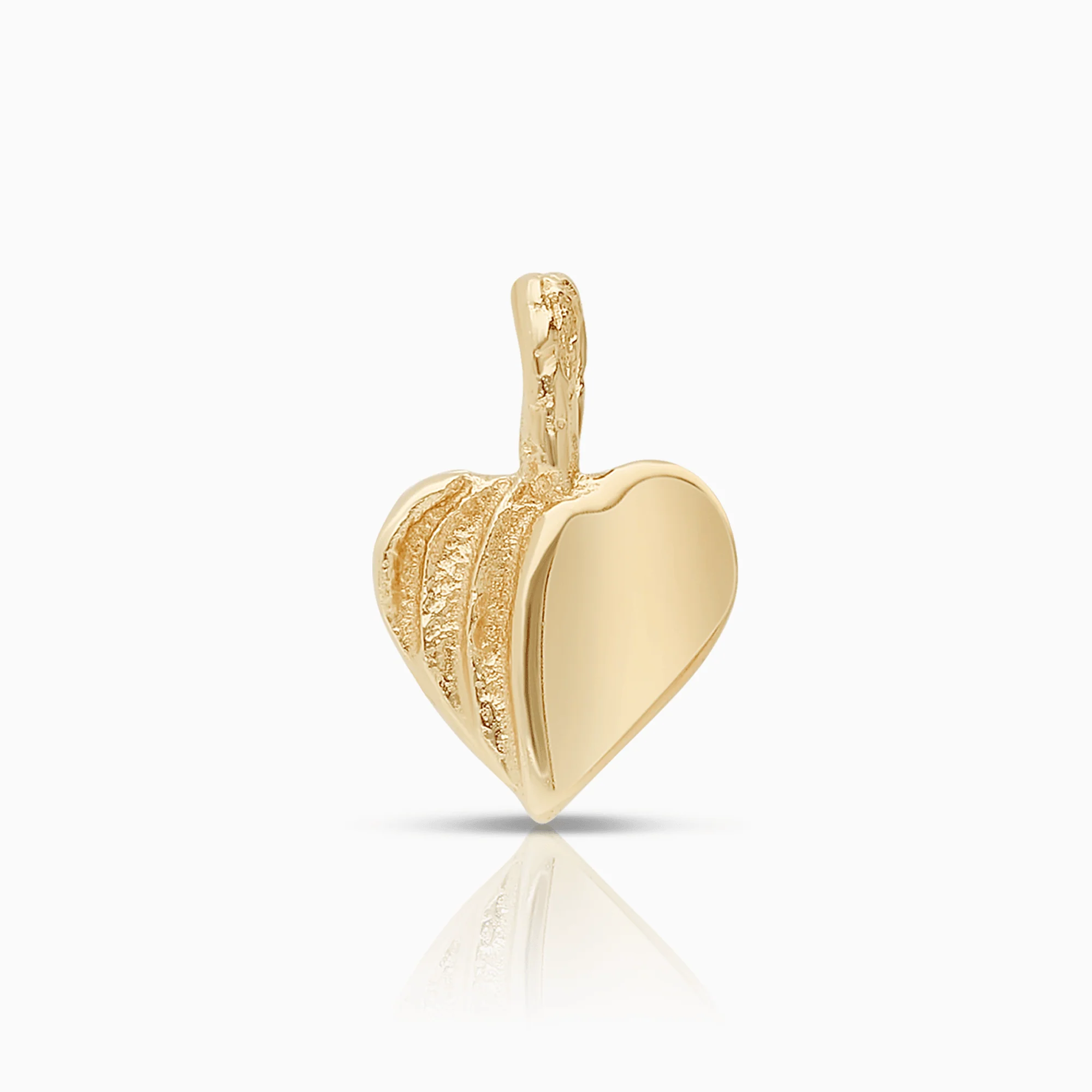 Heart pendant 1.32g 18K gold