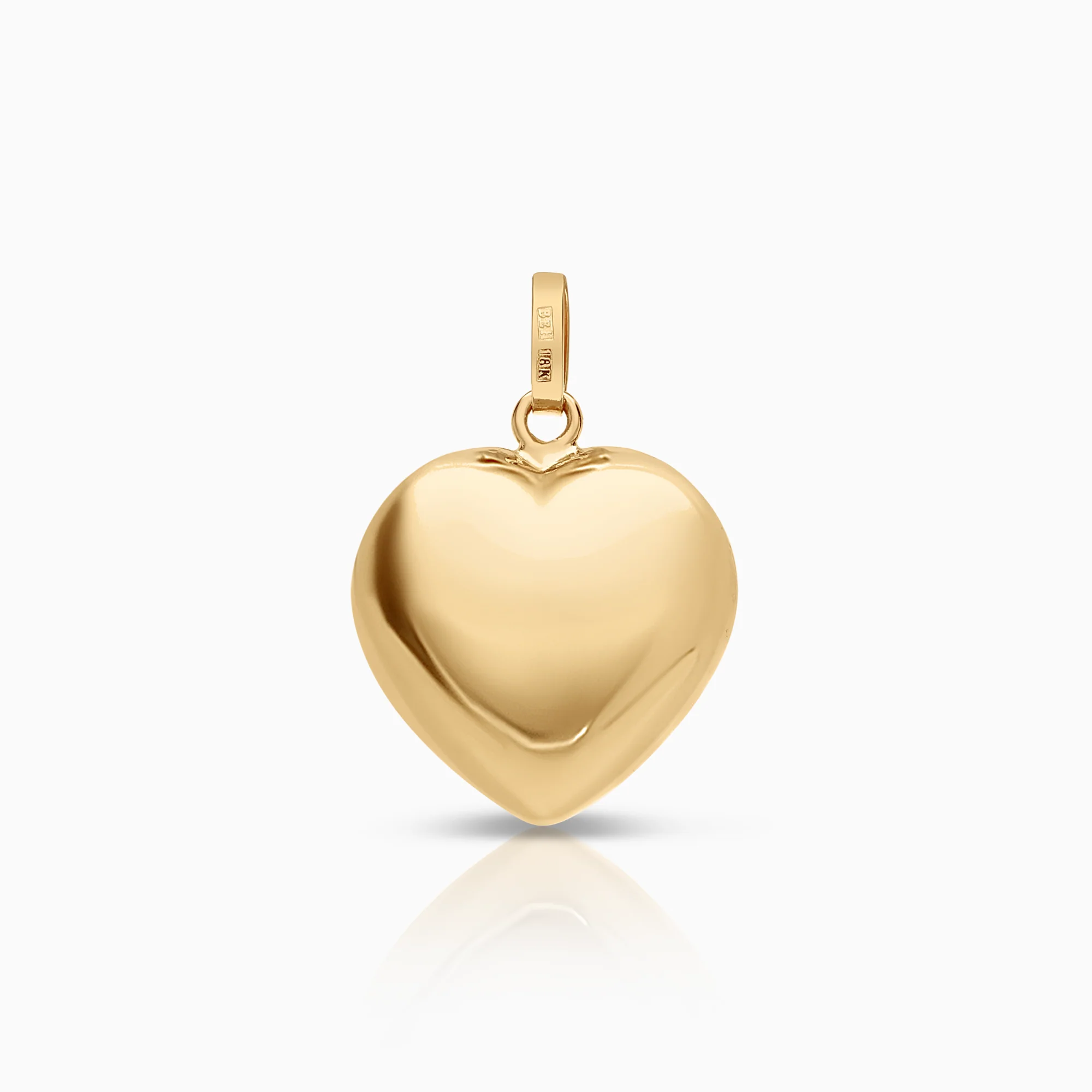 Heart pendant 1.37g 18K gold