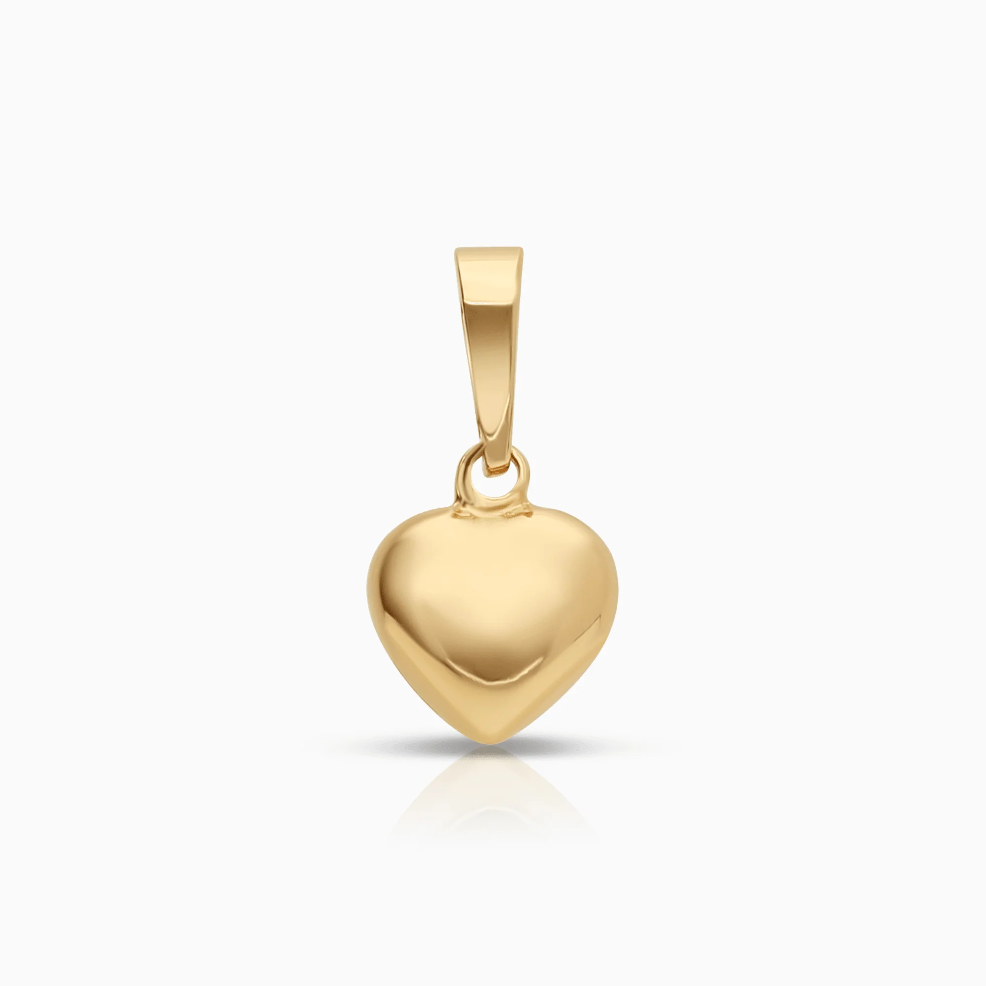 Heart pendant 1.38g 18K gold