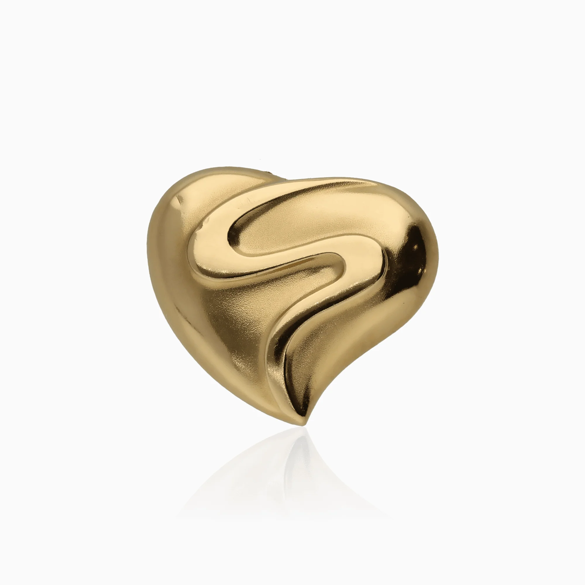 Heart pendant 1.52g 18K gold