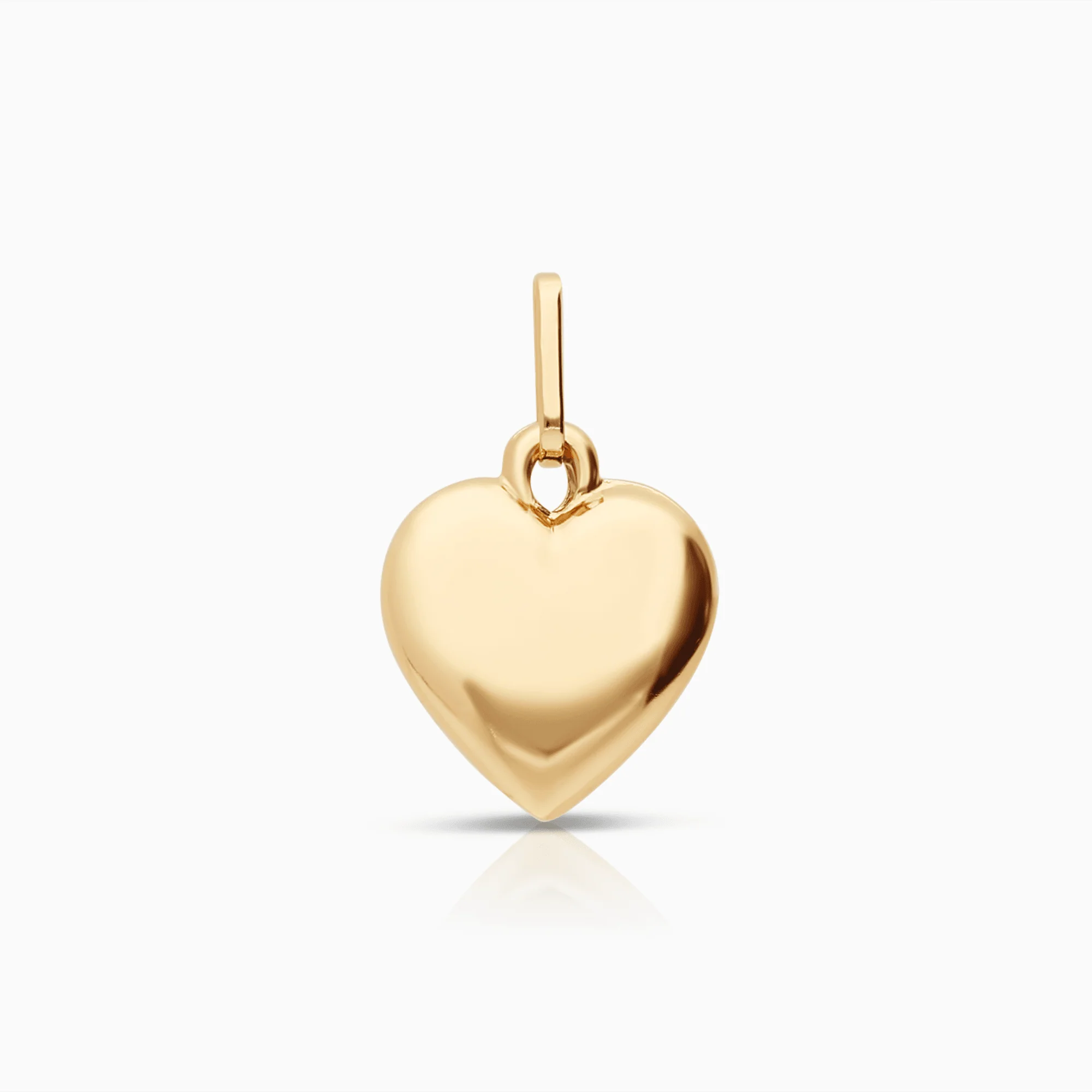 Heart pendant 1.54g 18K gold