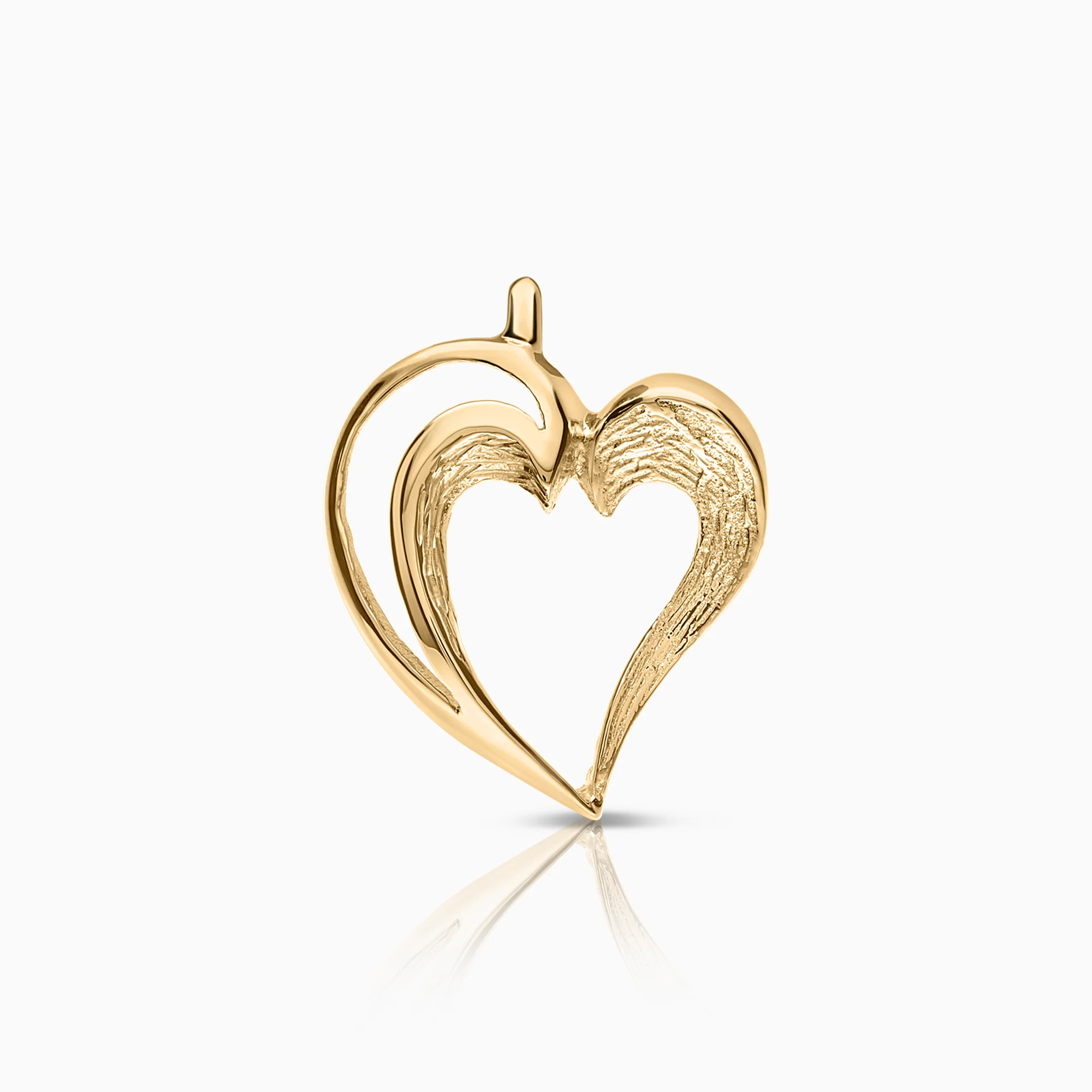 Heart pendant 1.62g 18K gold