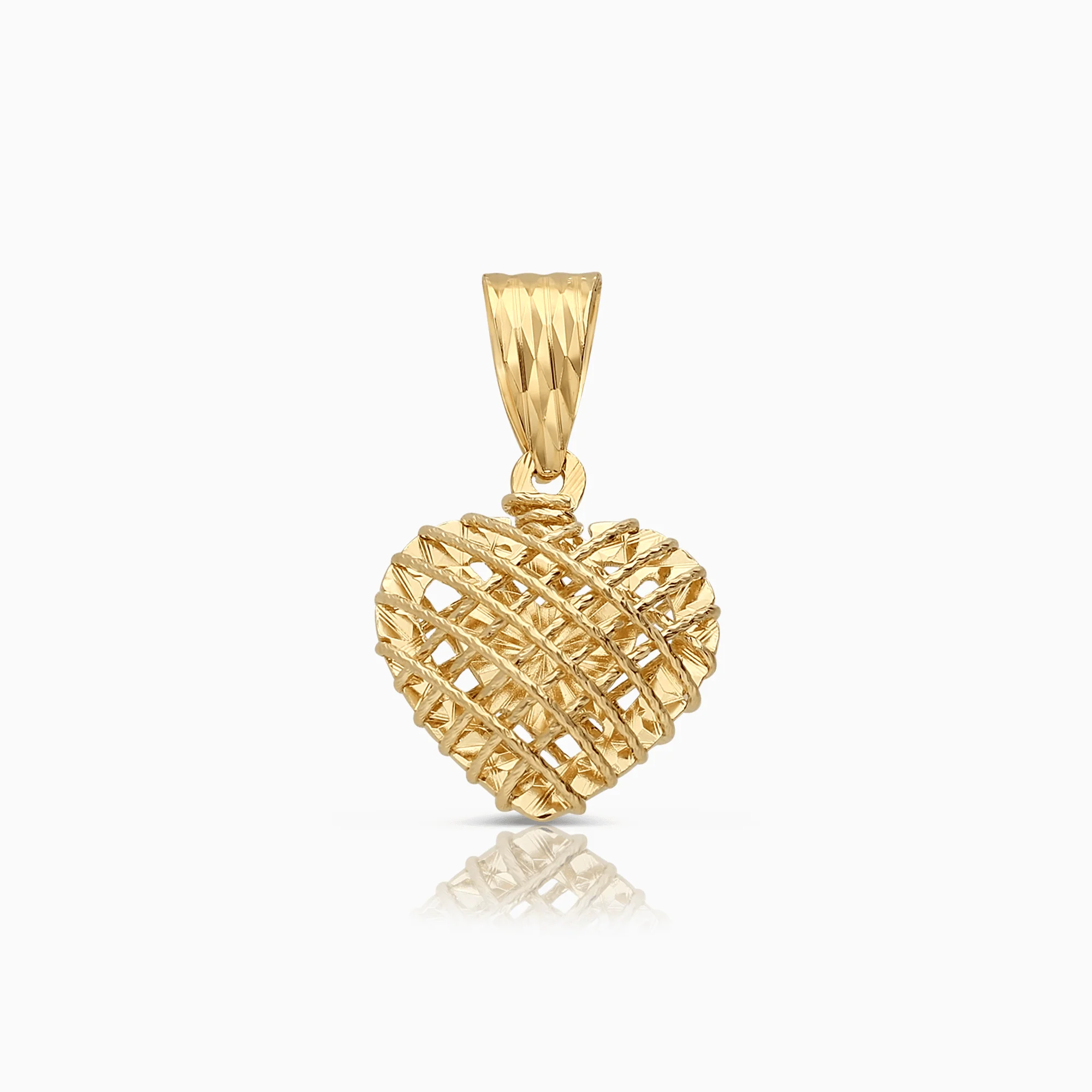Heart pendant 1.82g 18K gold